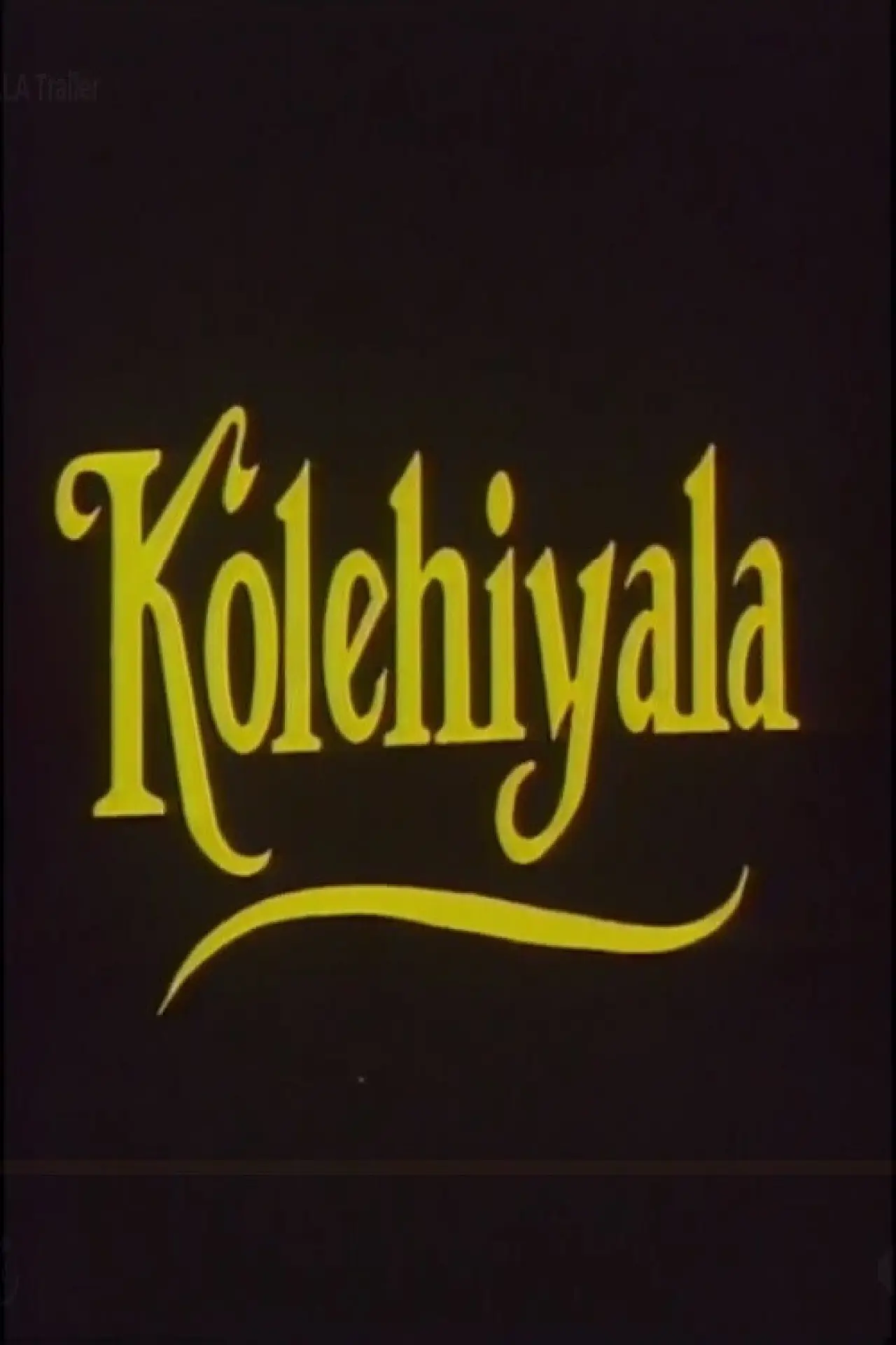 Plakat filmowy "Kolehiyala"