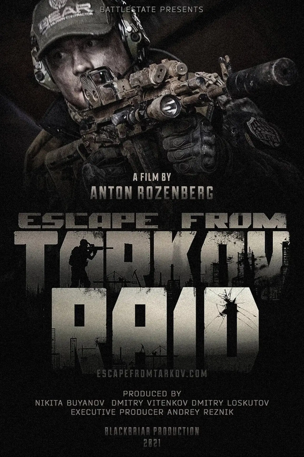 Plakat filmowy "Побег из Таркова. Рейд"