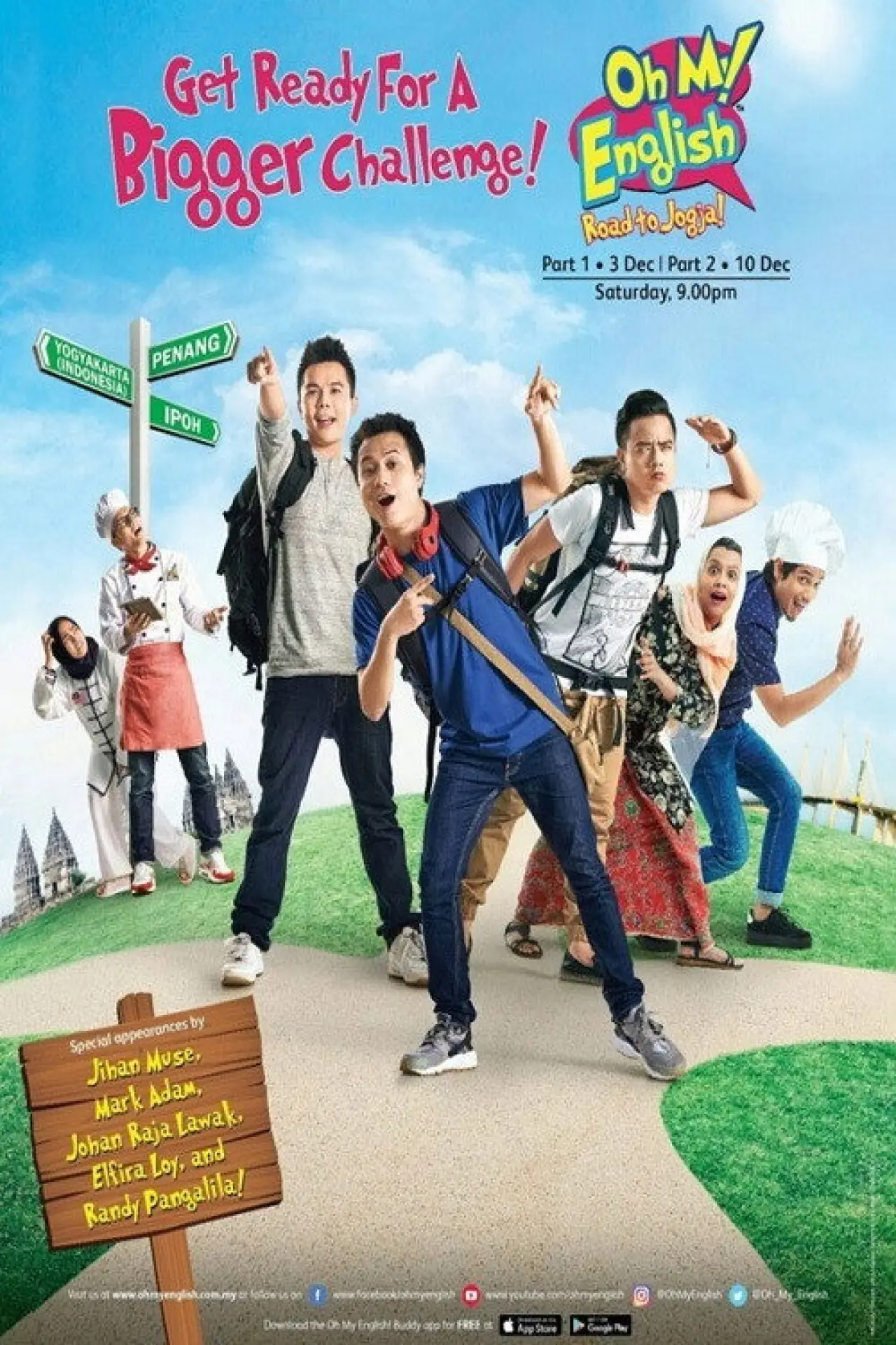 Plakat filmowy "Oh My English! Road to Jogja: Part 1"