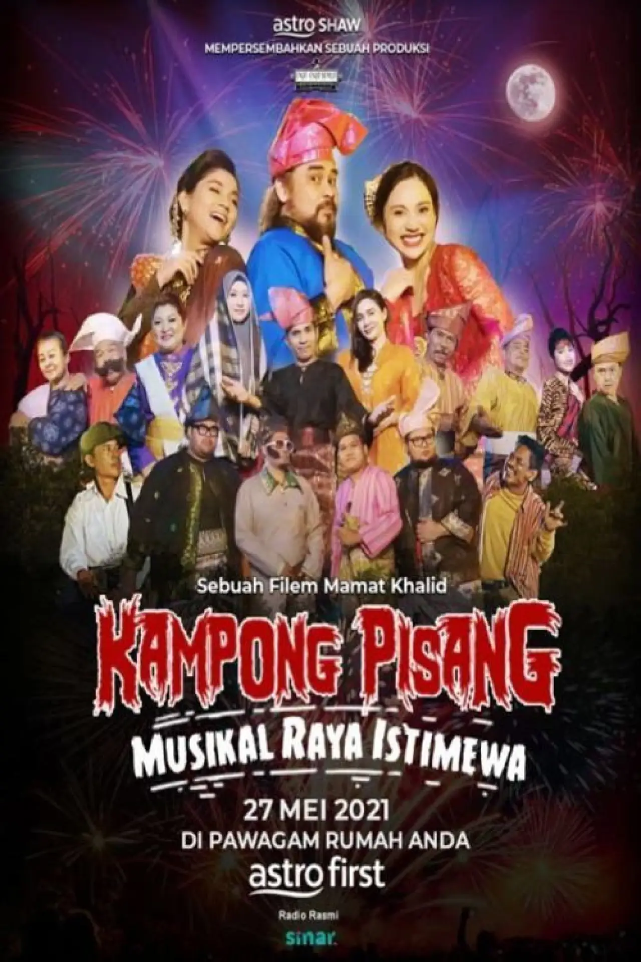 Plakat filmowy "Kampong Pisang Musikal Raya Istimewa"