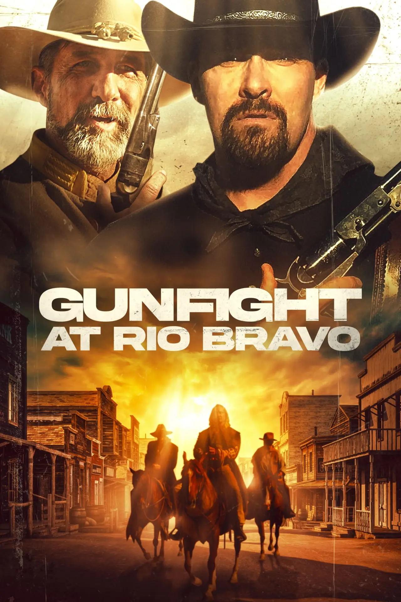 Plakat filmowy "Gunfight at Rio Bravo"