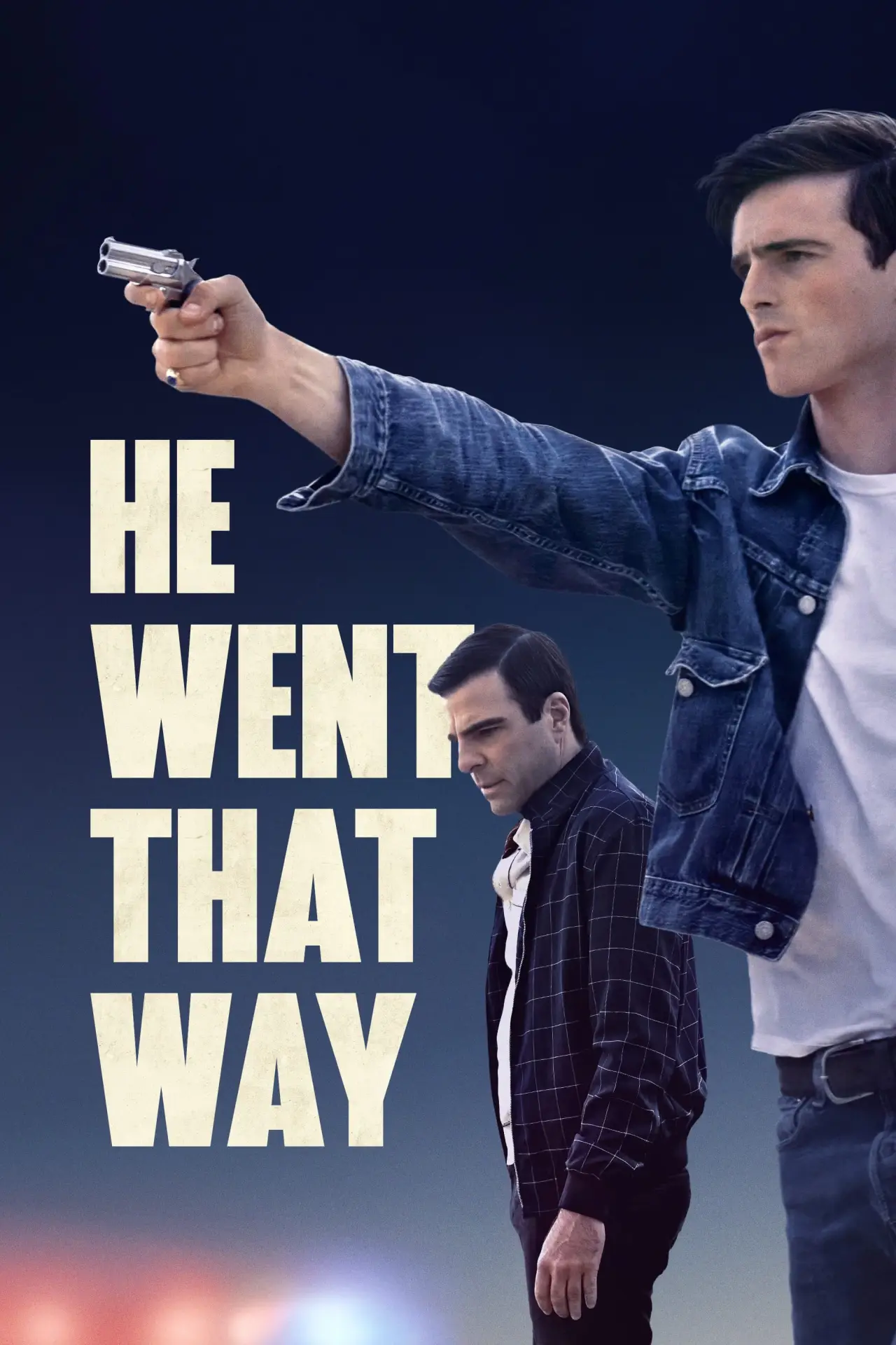 Plakat filmowy "He Went That Way"