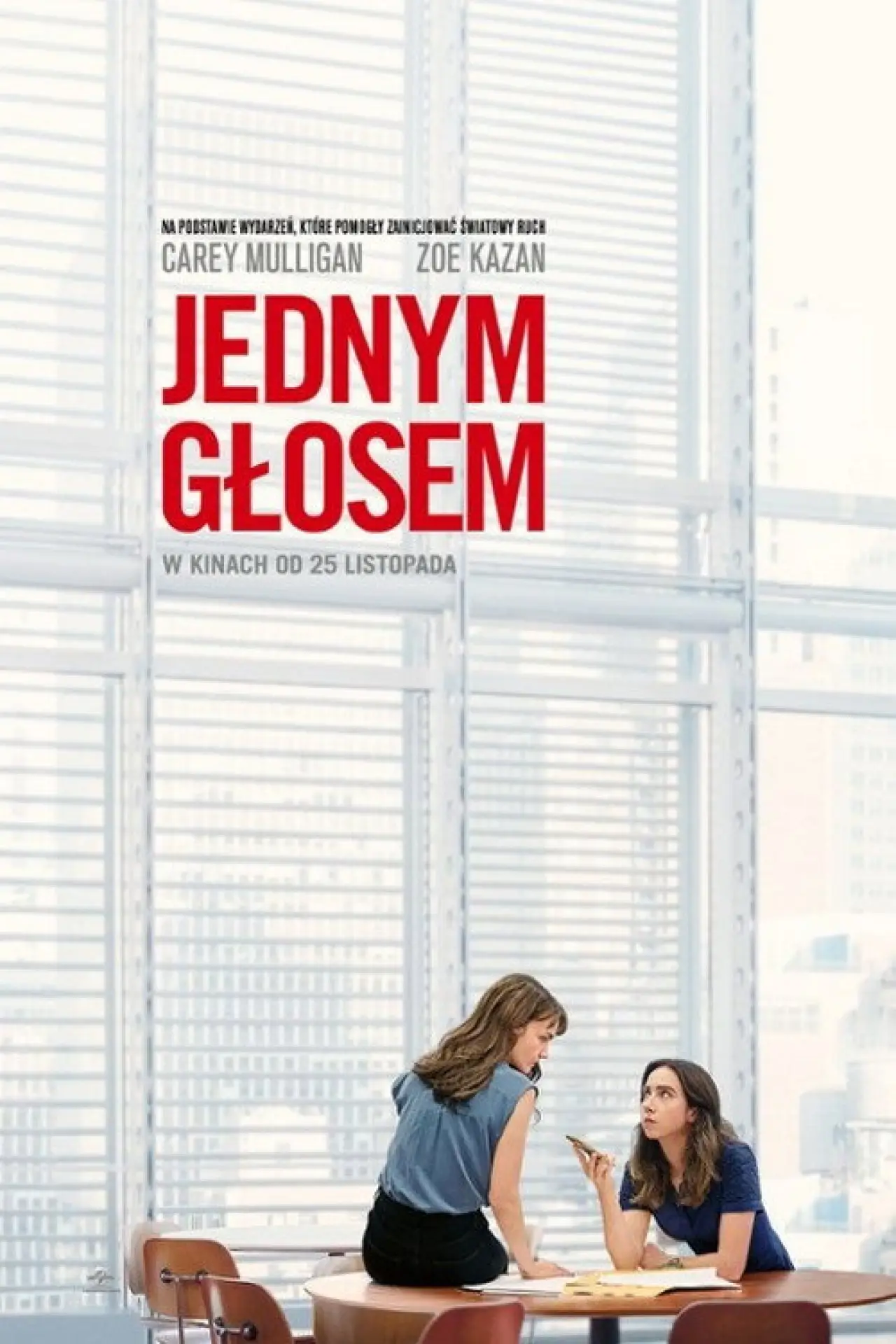 Plakat filmowy "Jednym głosem"