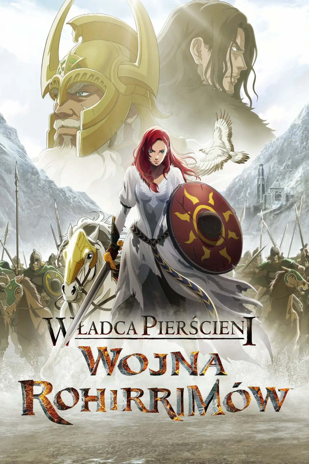 Plakat filmowy "Władca Pierścieni: Wojna Rohirrimów"