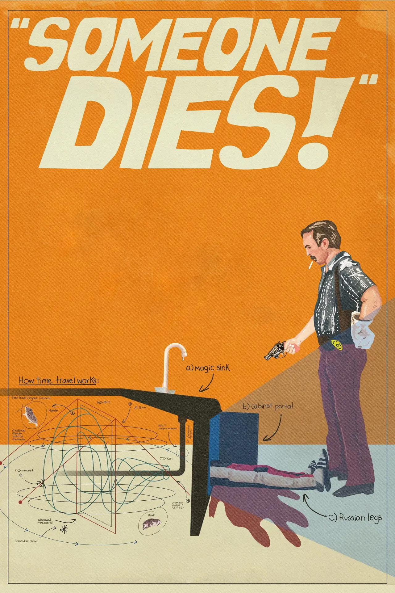 Plakat filmowy "Someone Dies!"