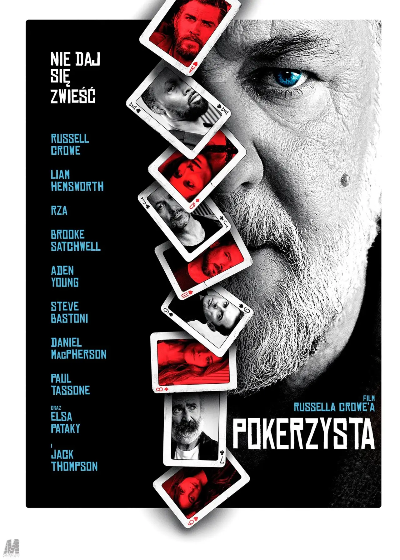 Plakat filmowy "Pokerzysta"