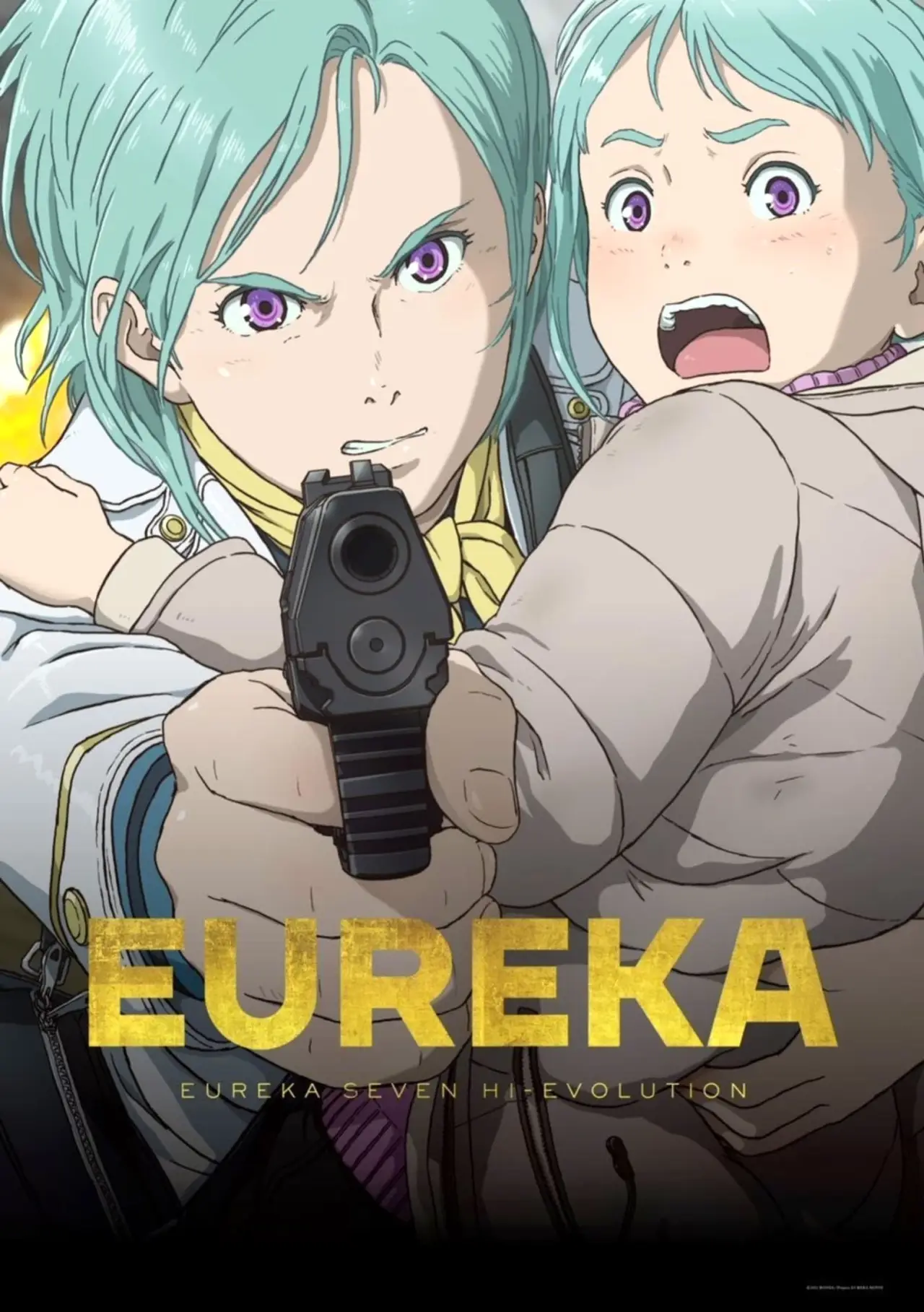 Plakat filmowy "EUREKA／交響詩篇エウレカセブン ハイエボリューション"