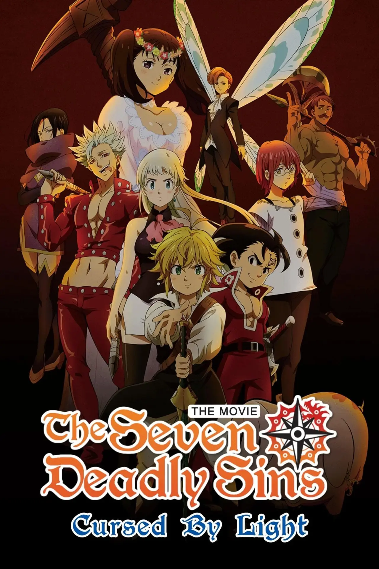 Plakat filmowy "The Seven Deadly Sins: Cursed by Light"