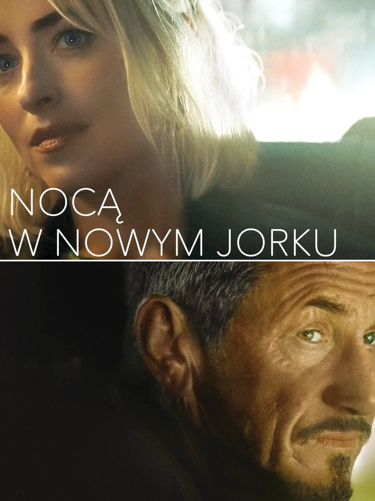 Plakat filmowy "Nocą w Nowym Jorku"