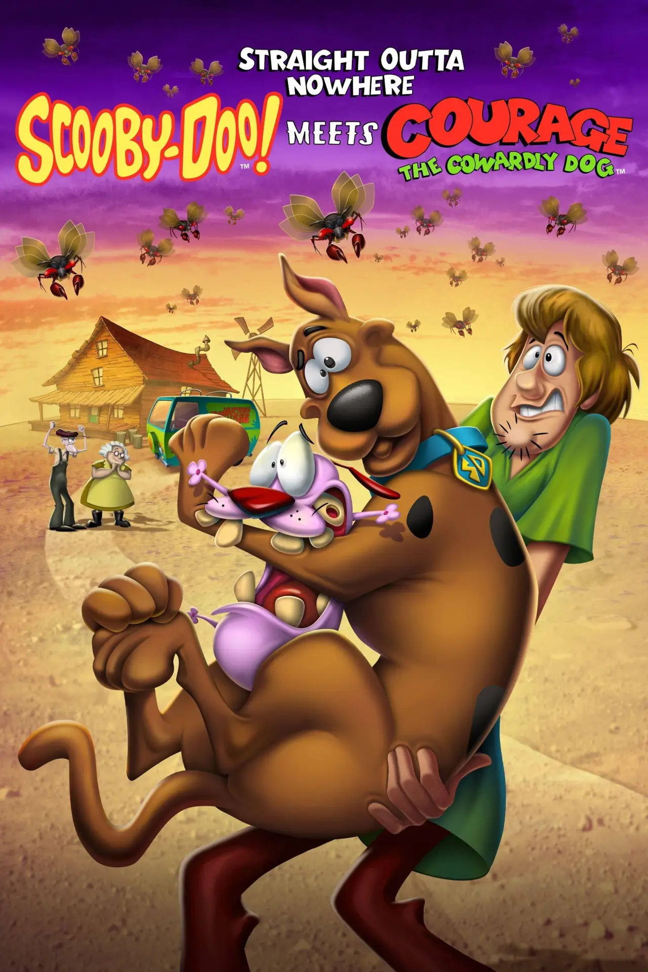 Plakat filmowy "Straight Outta Nowhere: Scooby-Doo! Meets Courage the Cowardly Dog"