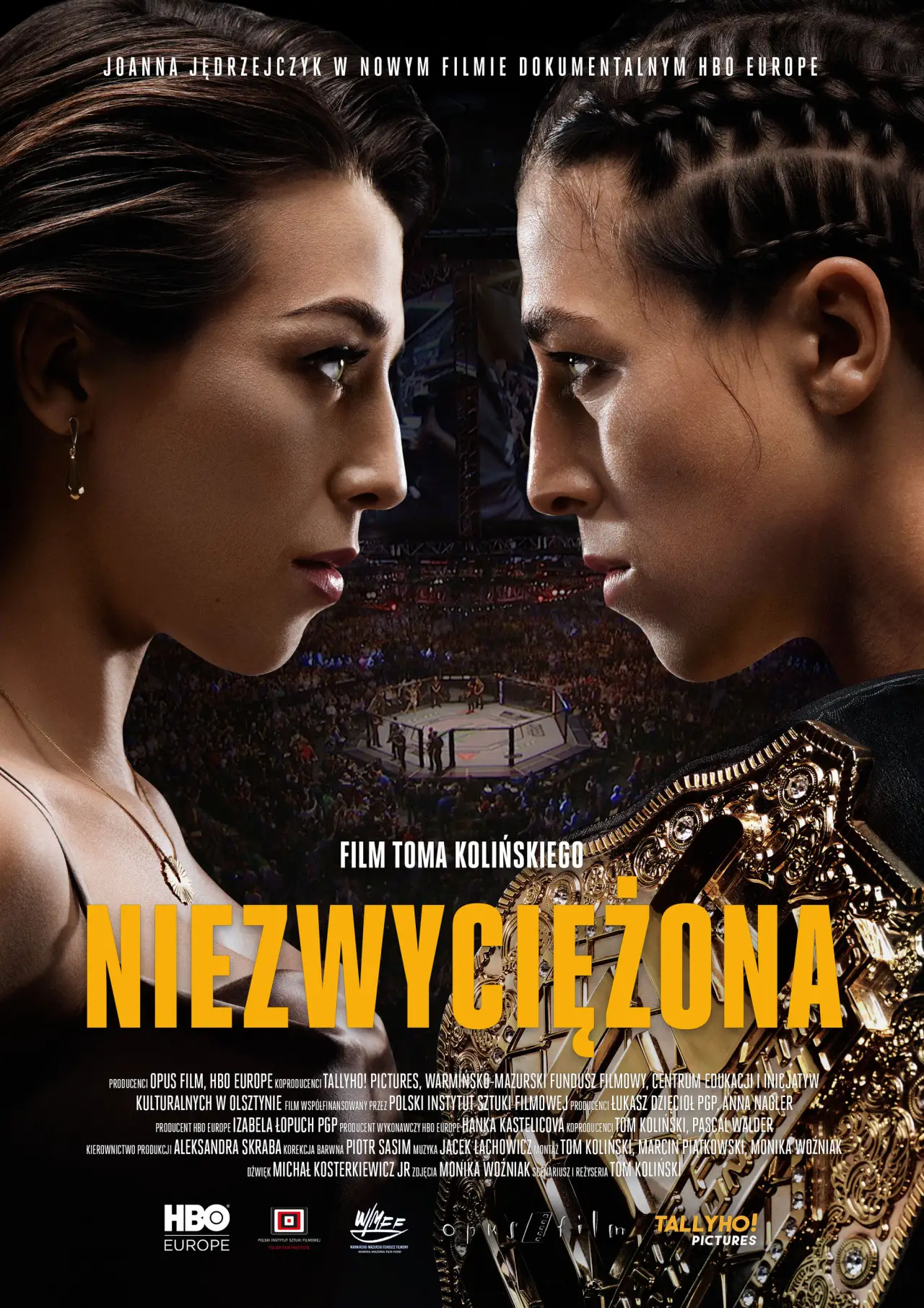 Plakat filmowy "Niezwyciężona"
