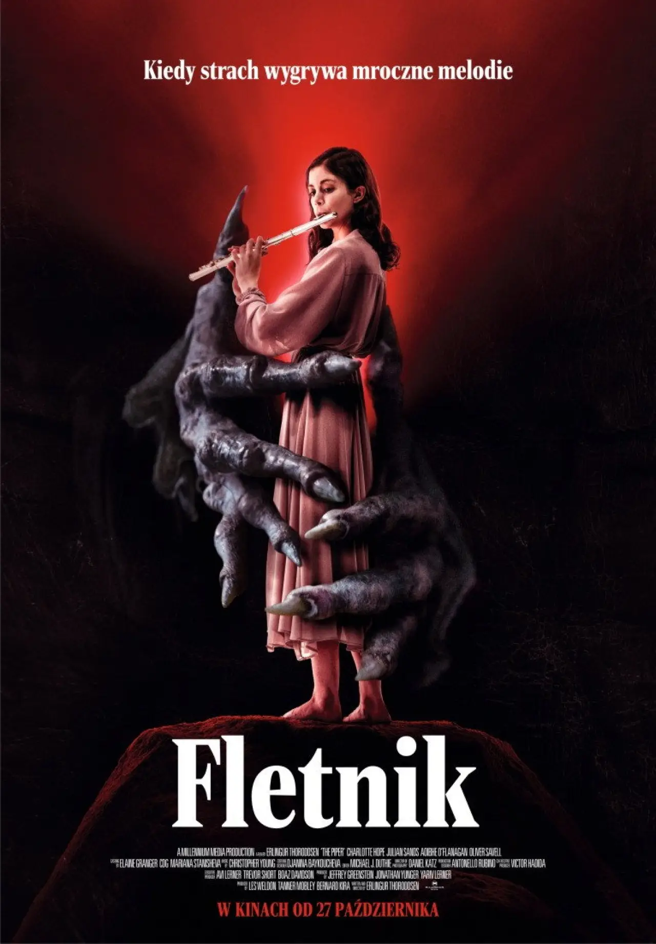 Plakat filmowy "Fletnik"