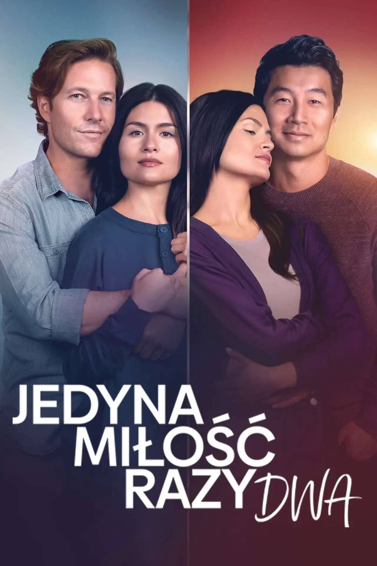 Plakat filmowy "Jedyna miłość razy dwa"