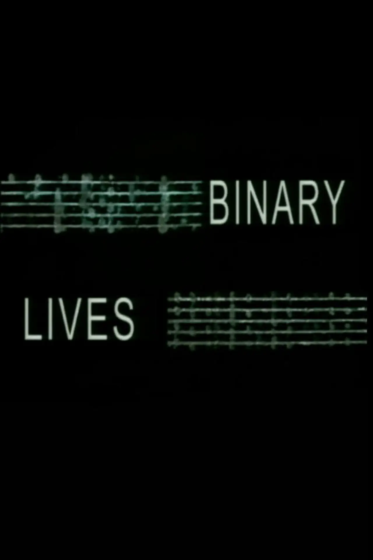 Plakat filmowy "Binary Lives"