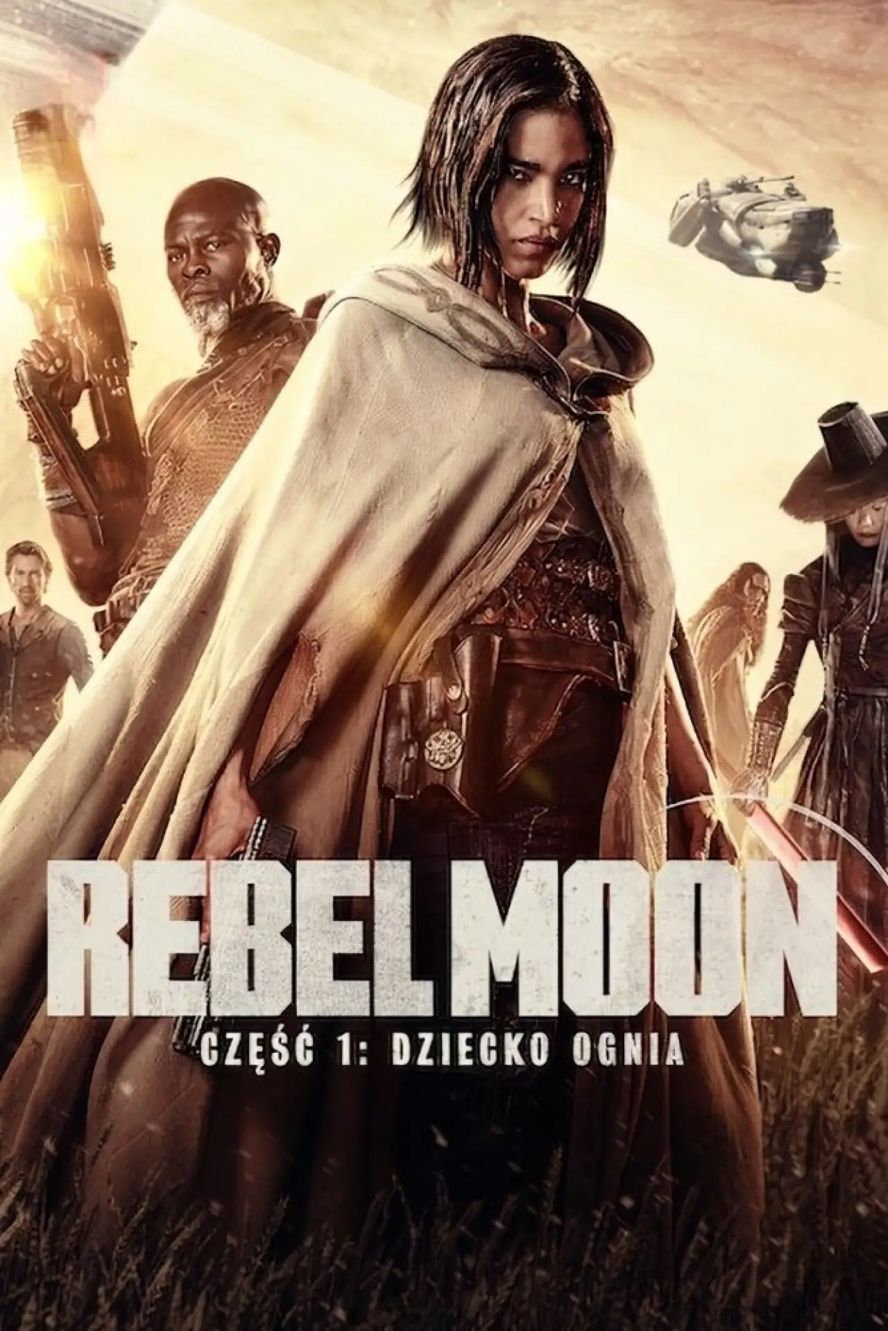 Plakat filmowy "Rebel Moon – część 1: Dziecko ognia"