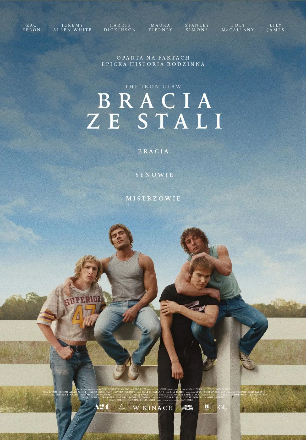 Plakat filmowy "Bracia ze stali"