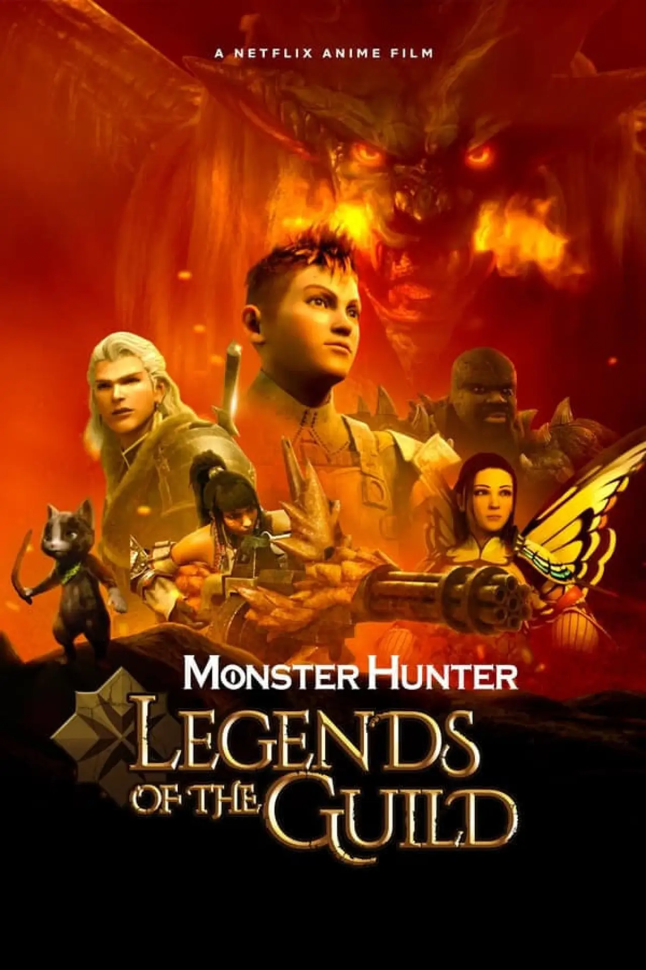 Plakat filmowy "Monster Hunter: Legends of the Guild"
