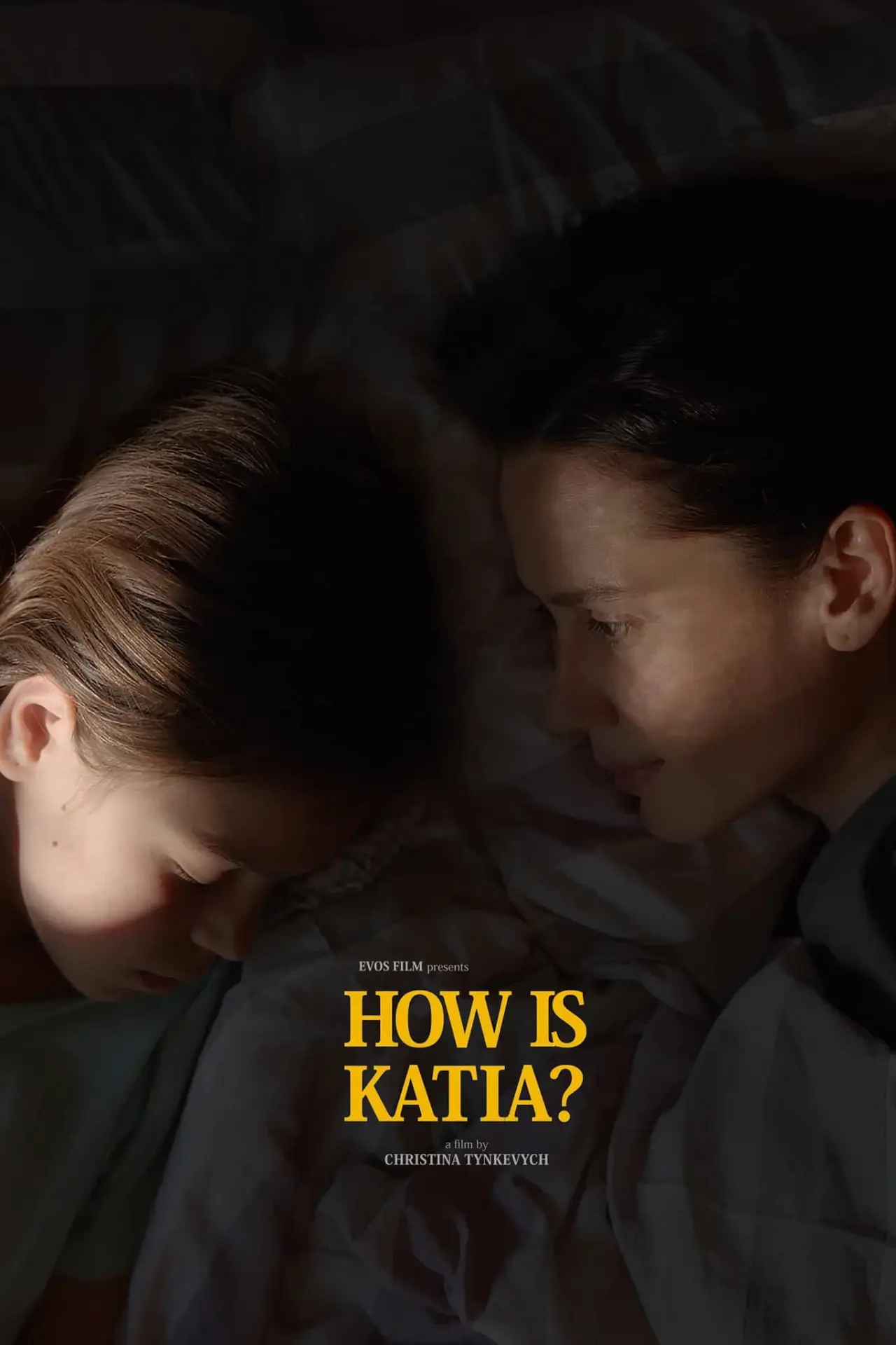 Plakat filmowy "Jak tam Katia?"
