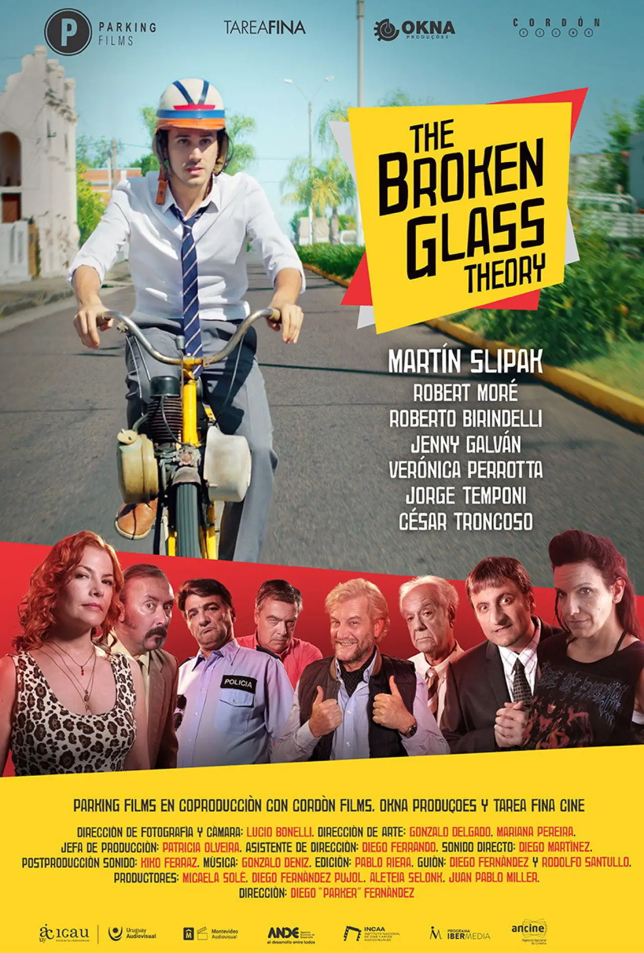 Plakat filmowy "La teoría de los vidrios rotos"