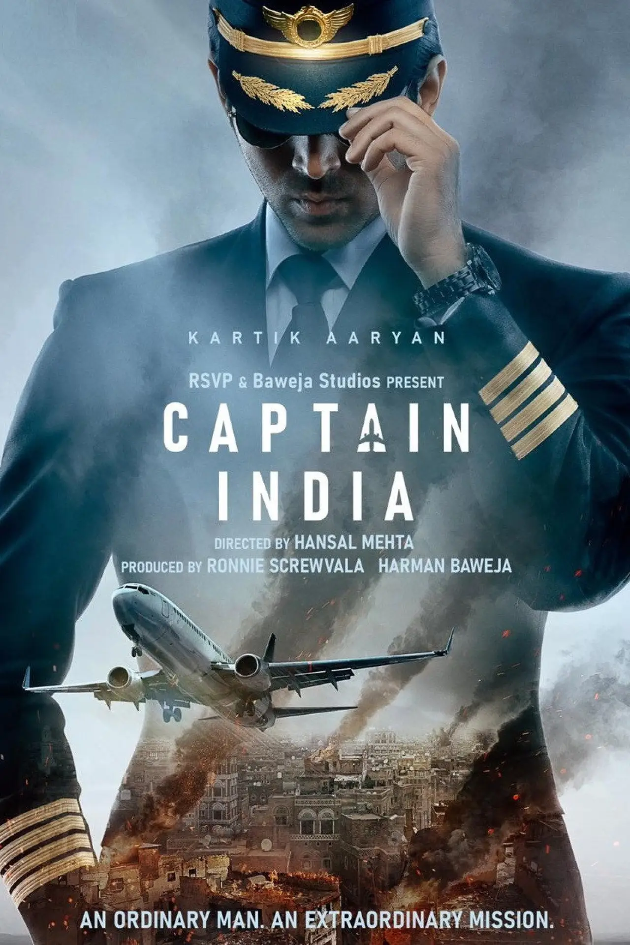 Plakat filmowy "Captain India"