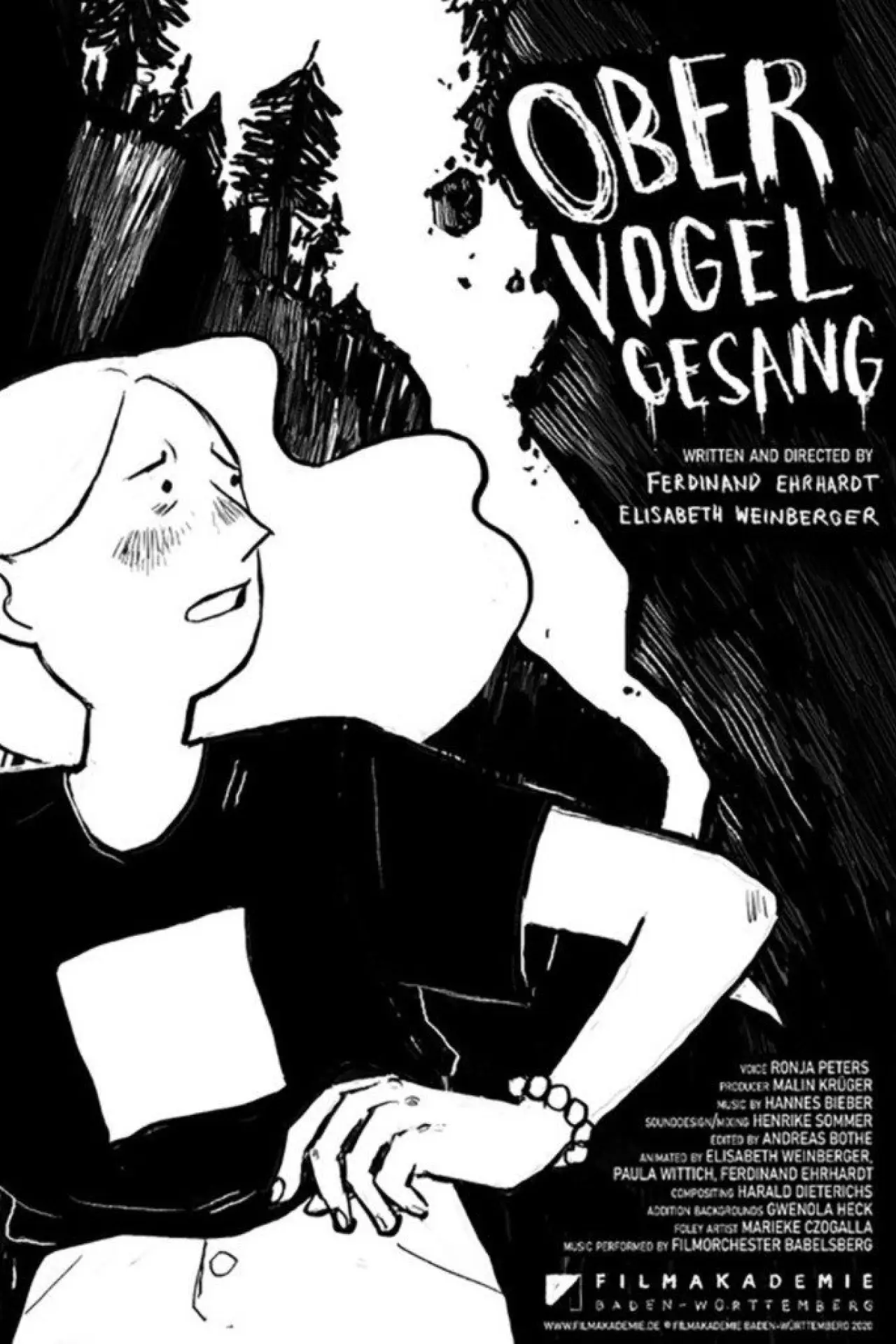 Plakat filmowy "Obervogelgesang"
