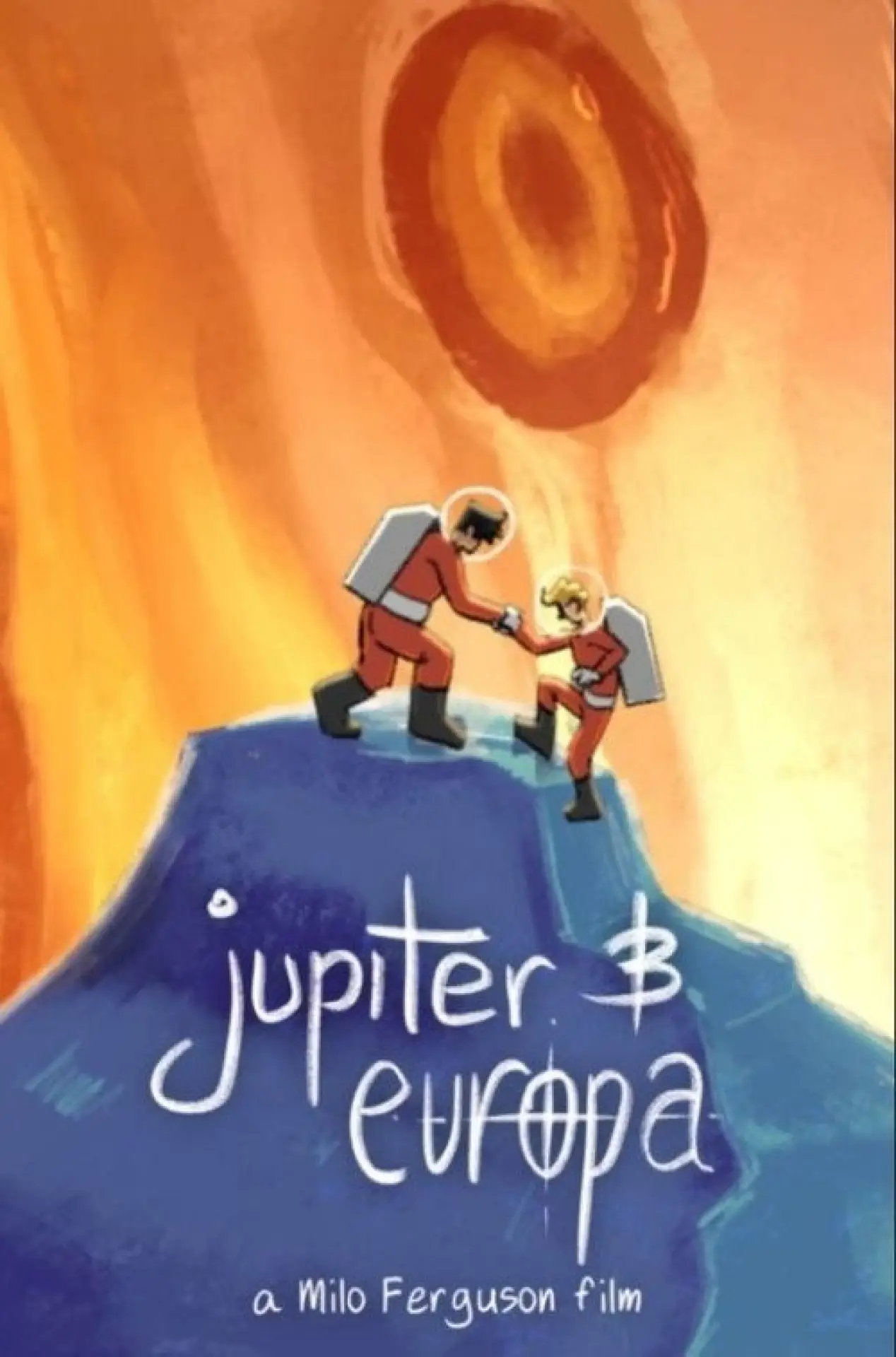 Plakat filmowy "Jupiter & Europa"