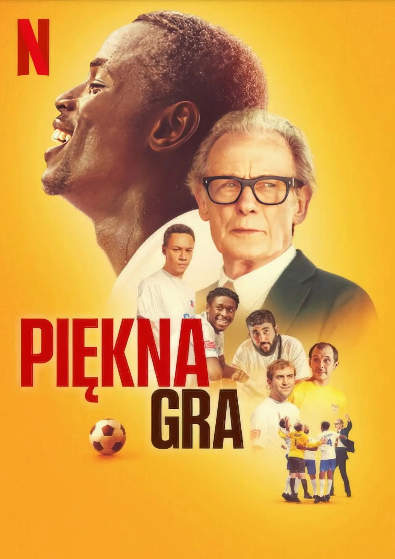 Plakat filmowy "Piękna gra"