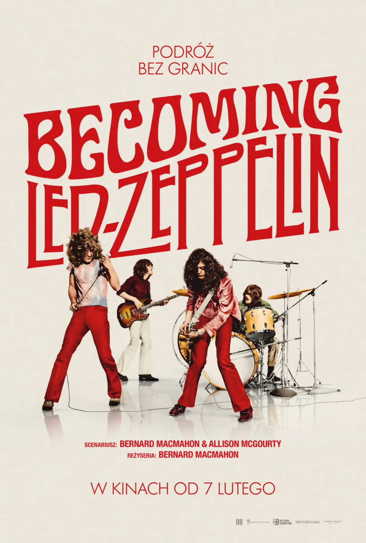 Plakat filmowy "Becoming Led Zeppelin"