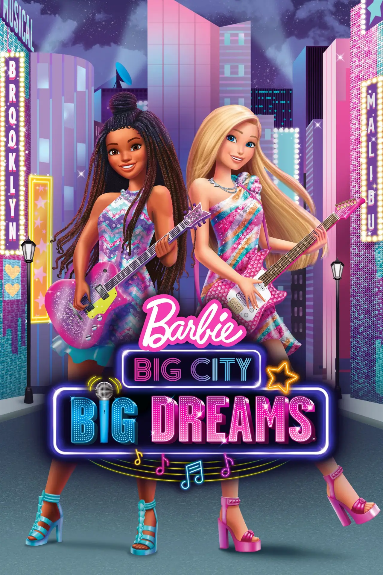 Plakat filmowy "Barbie: Wielkie miasto, wielkie marzenia"