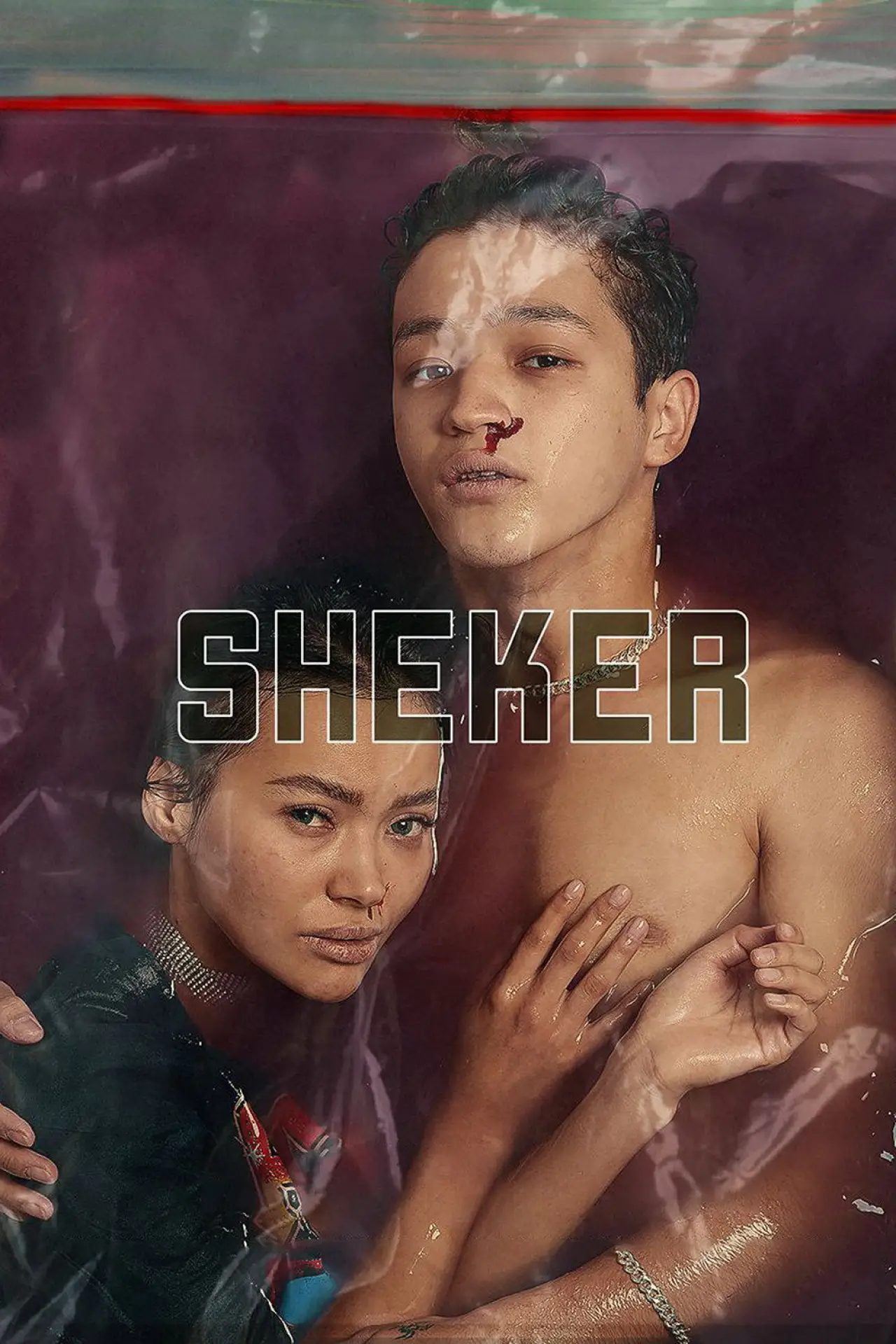 Plakat filmowy "Sheker"