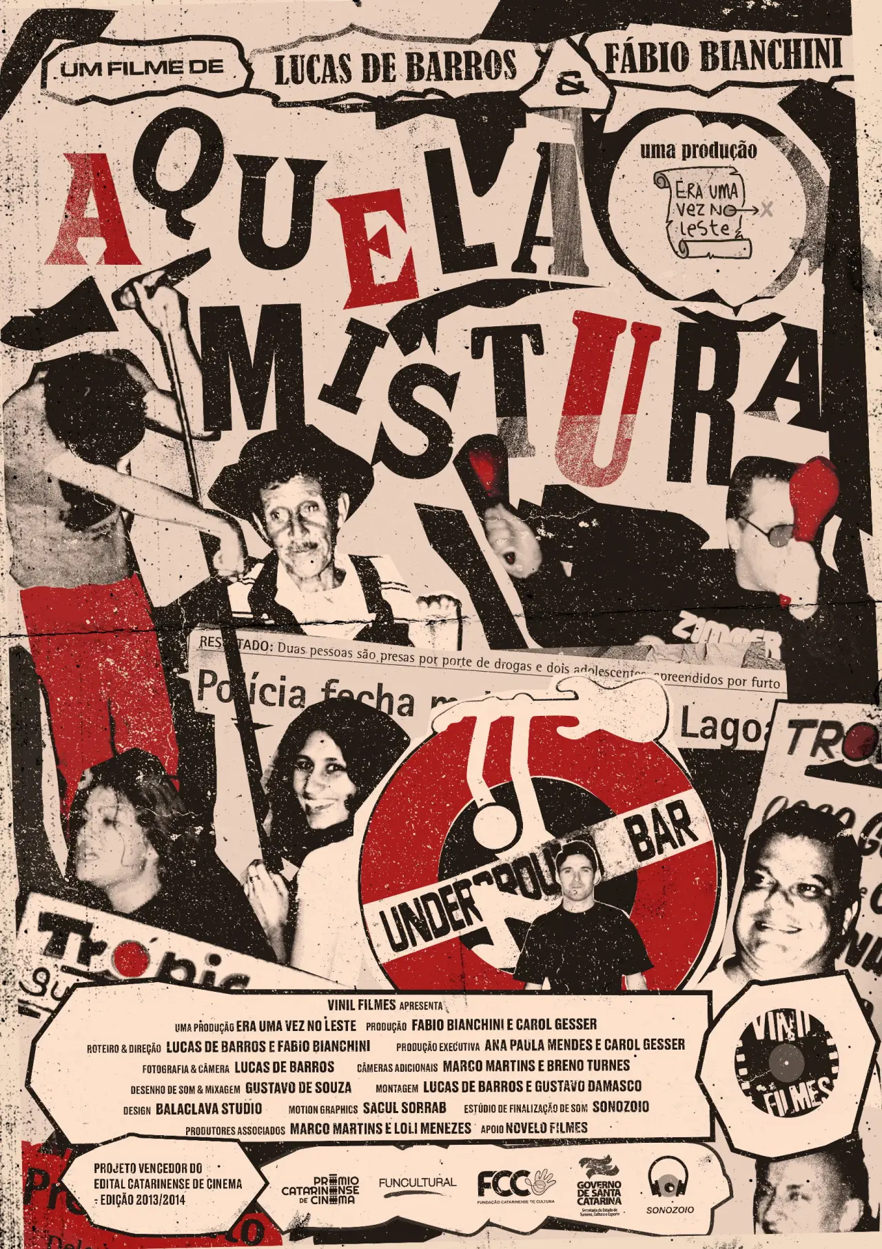 Plakat filmowy "Aquela Mistura"
