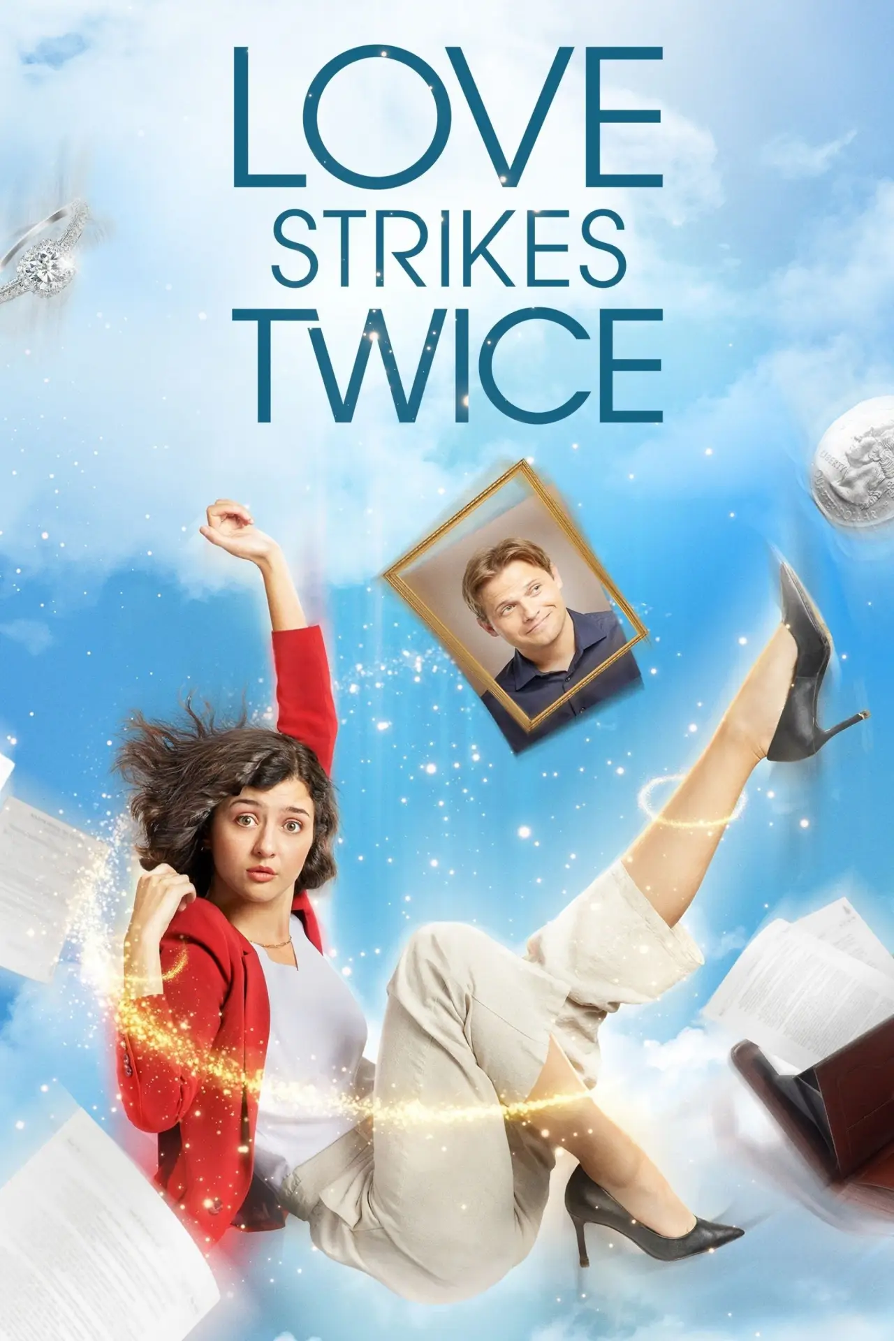 Plakat filmowy "Love Strikes Twice"