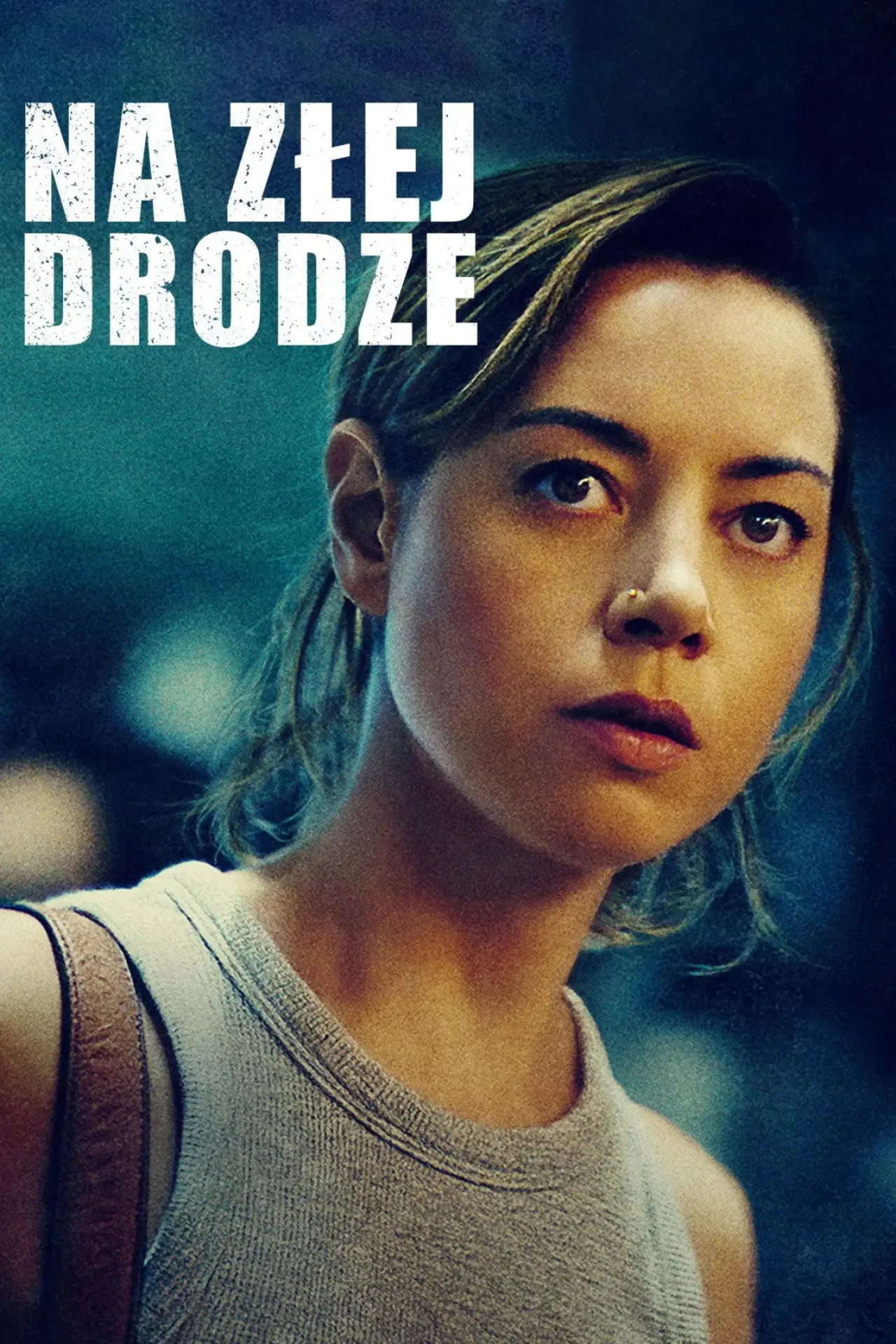 Plakat filmowy "Na złej drodze"