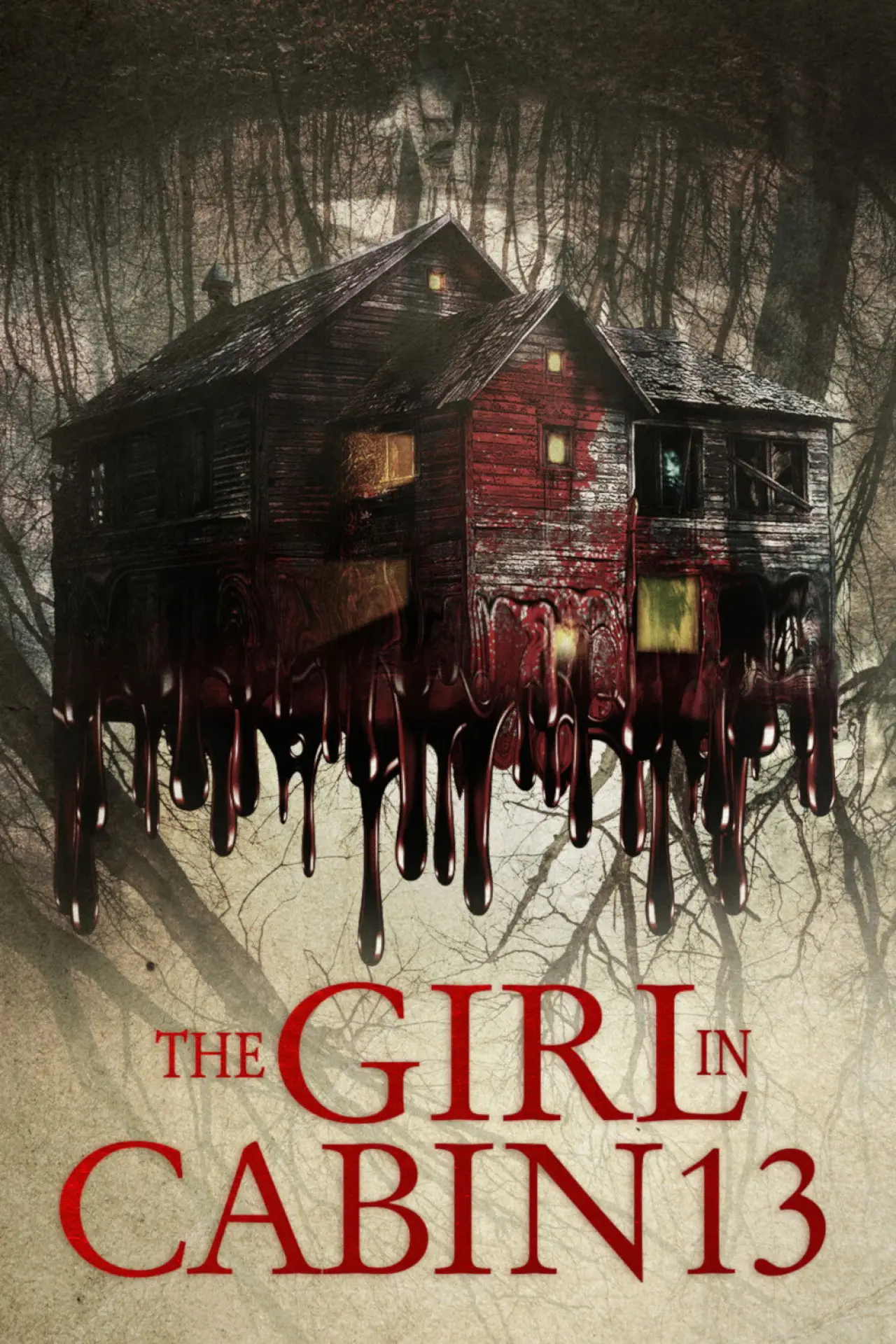 Plakat filmowy "The Girl in Cabin 13: A Psychological Horror"