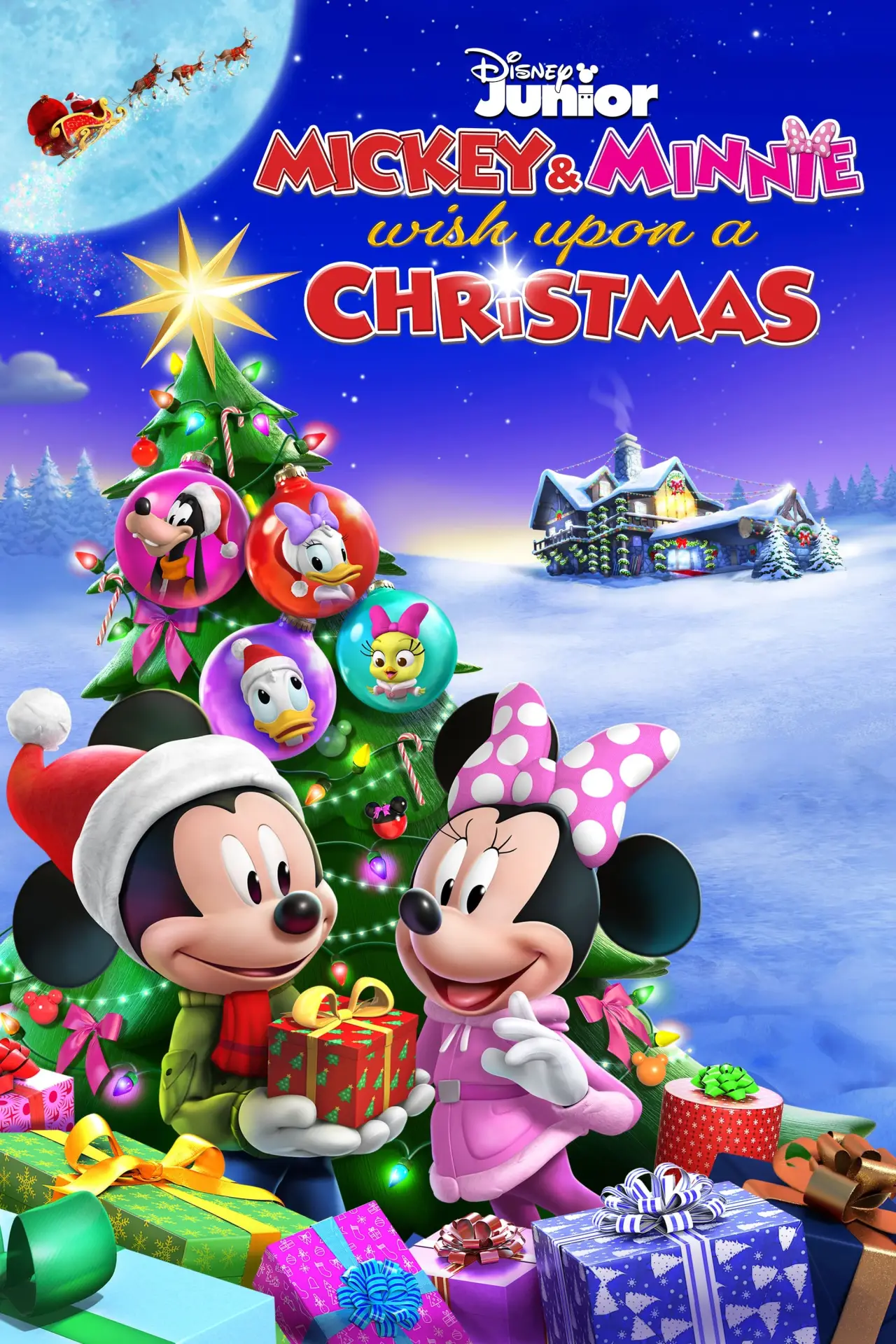 Plakat filmowy "Miki i Minnie: gwiazdkowe życzenie"