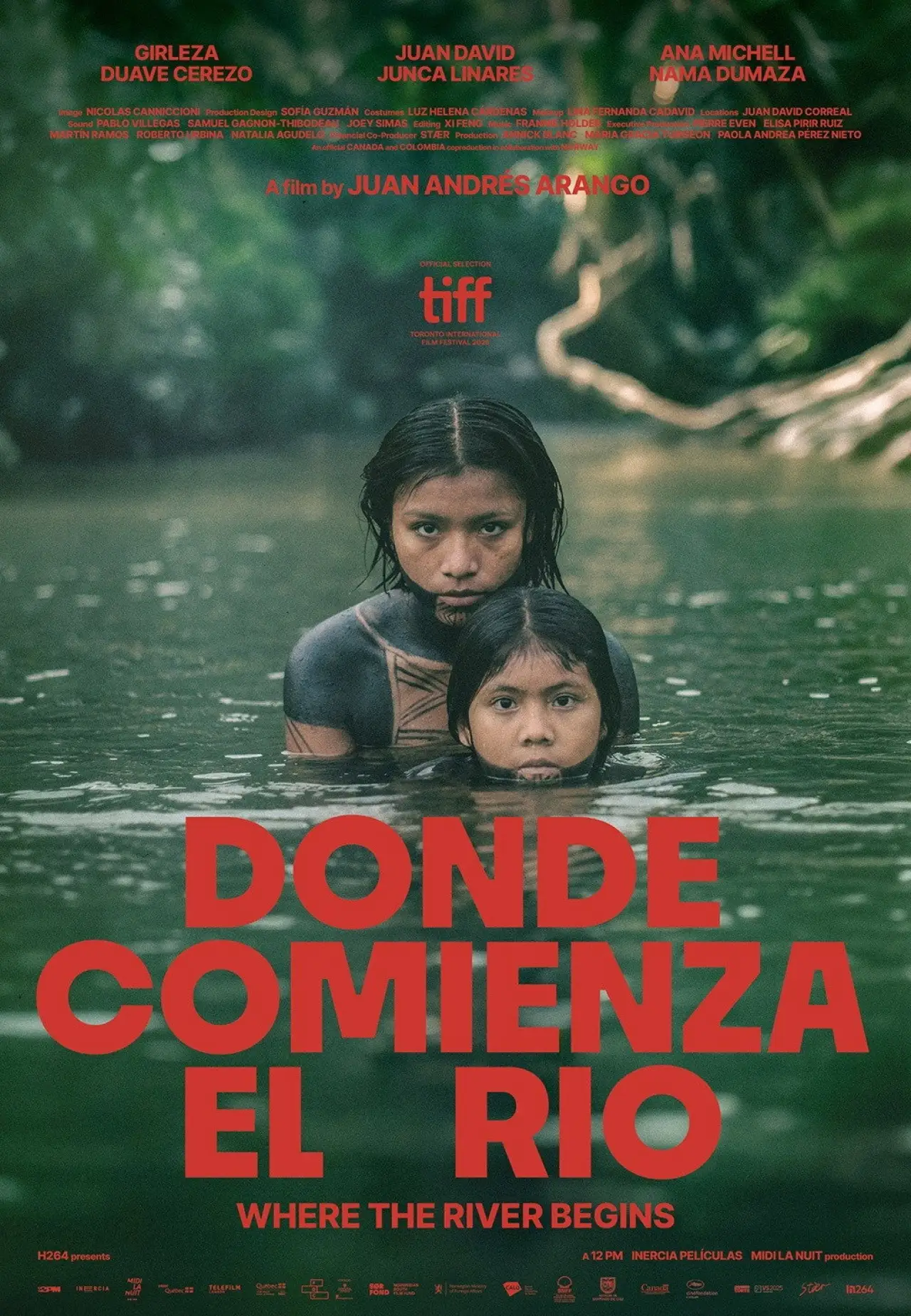 Plakat filmowy "Donde Comienza el Río"