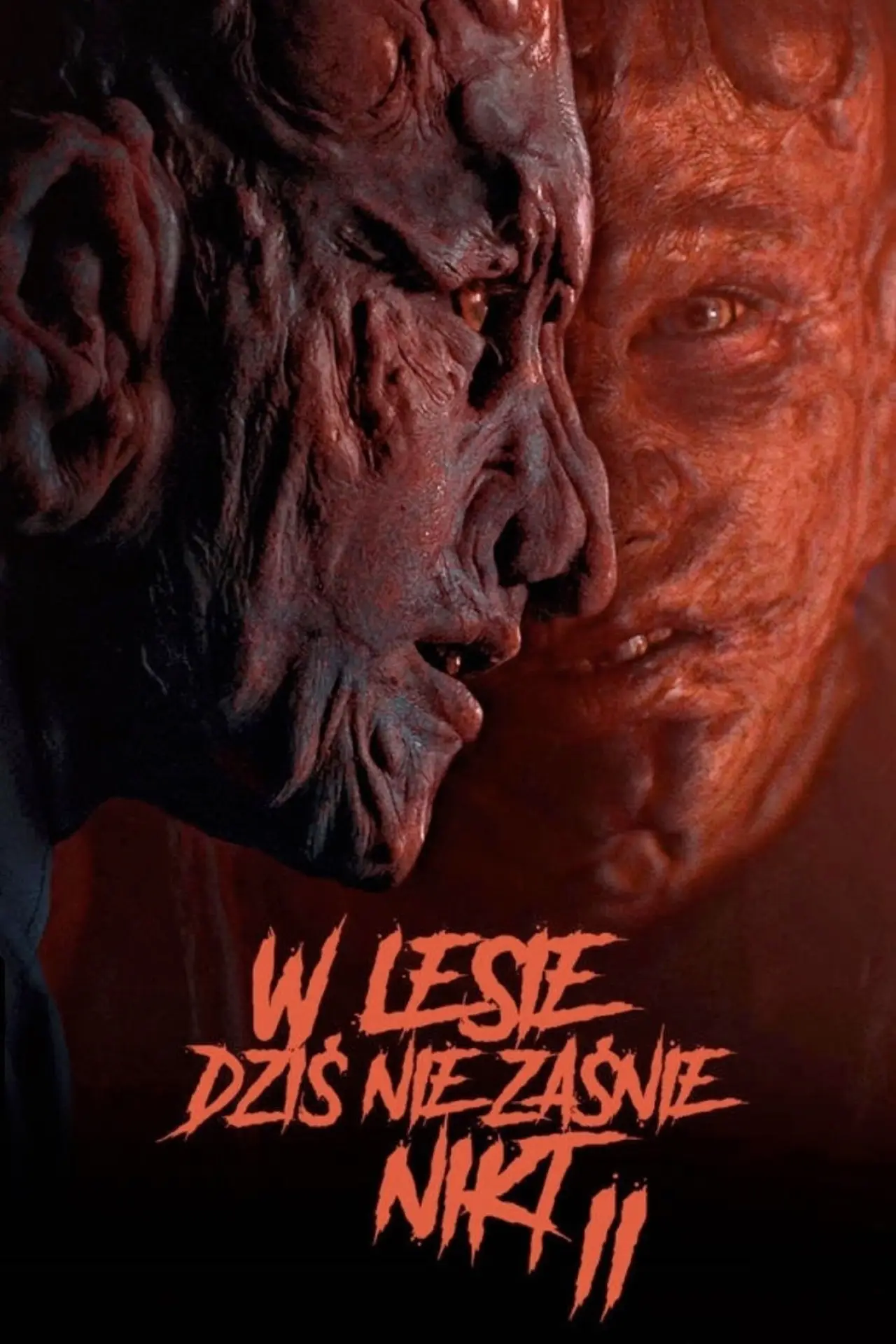 Plakat filmowy "W lesie dziś nie zaśnie nikt II"