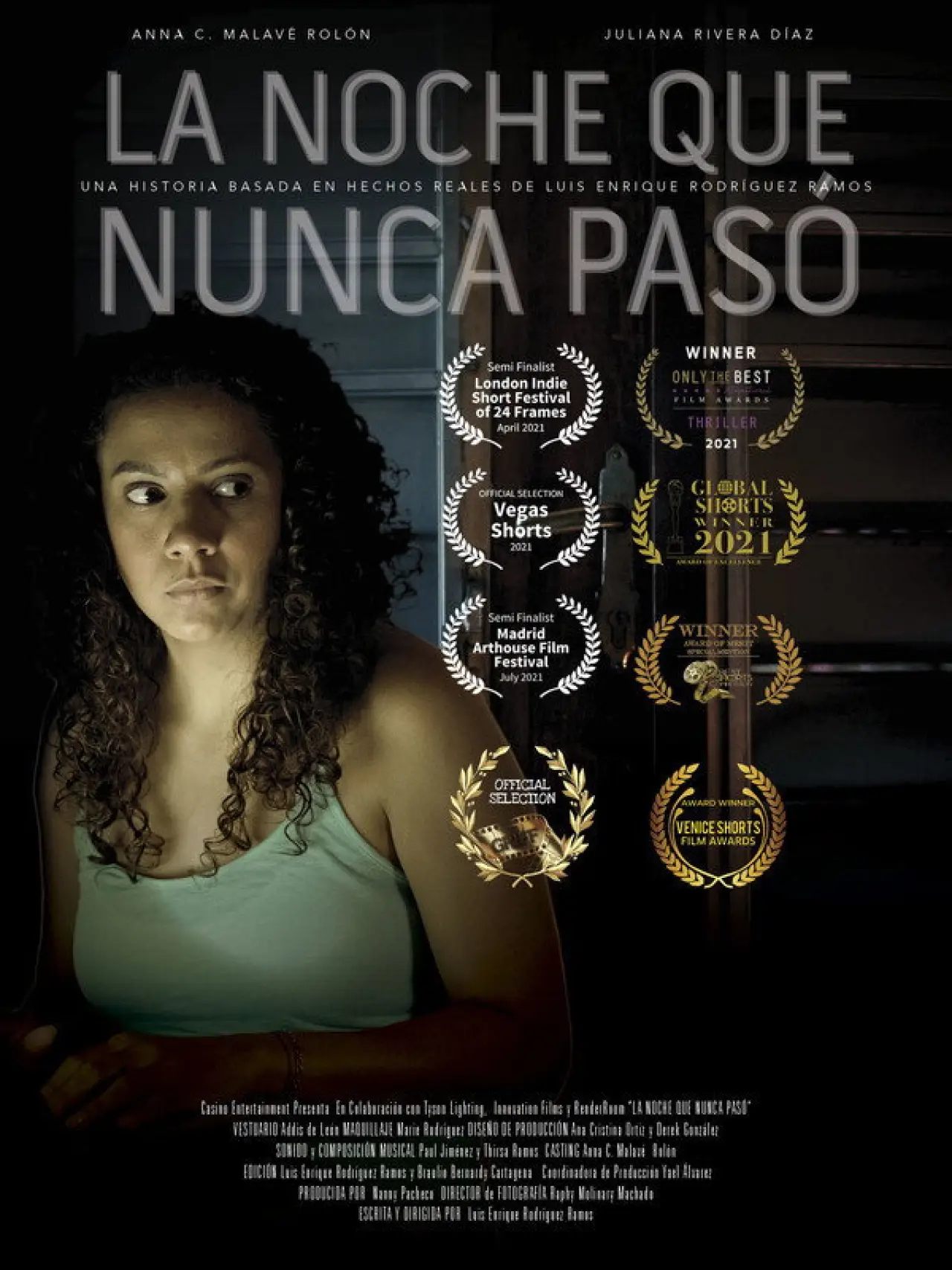 Plakat filmowy "La Noche Que Nunca Pasó"