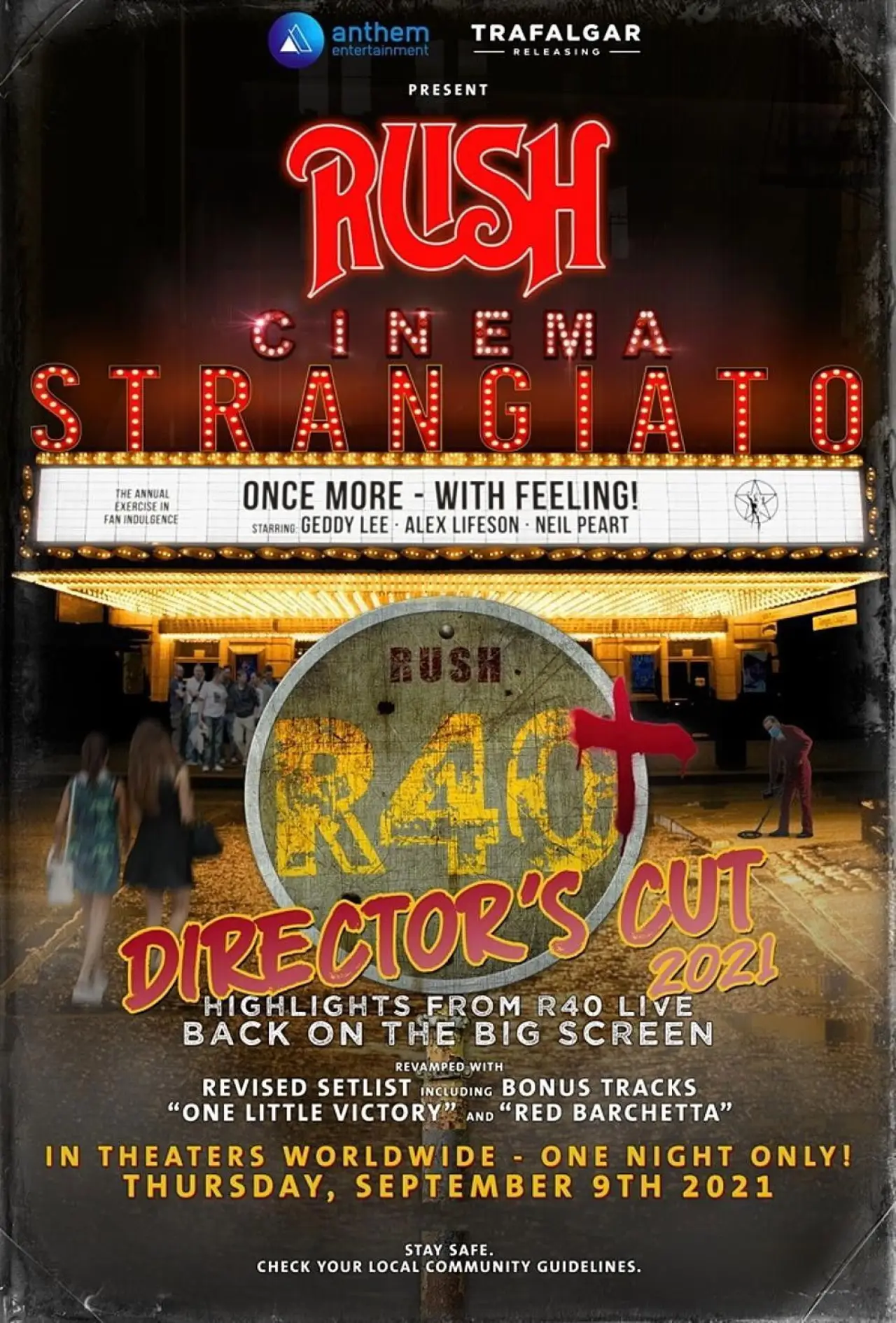 Plakat filmowy "Rush: Cinema Strangiato - R40+ Director