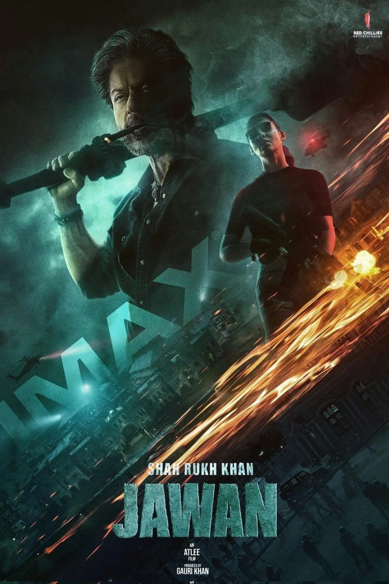 Plakat filmowy "जवान"