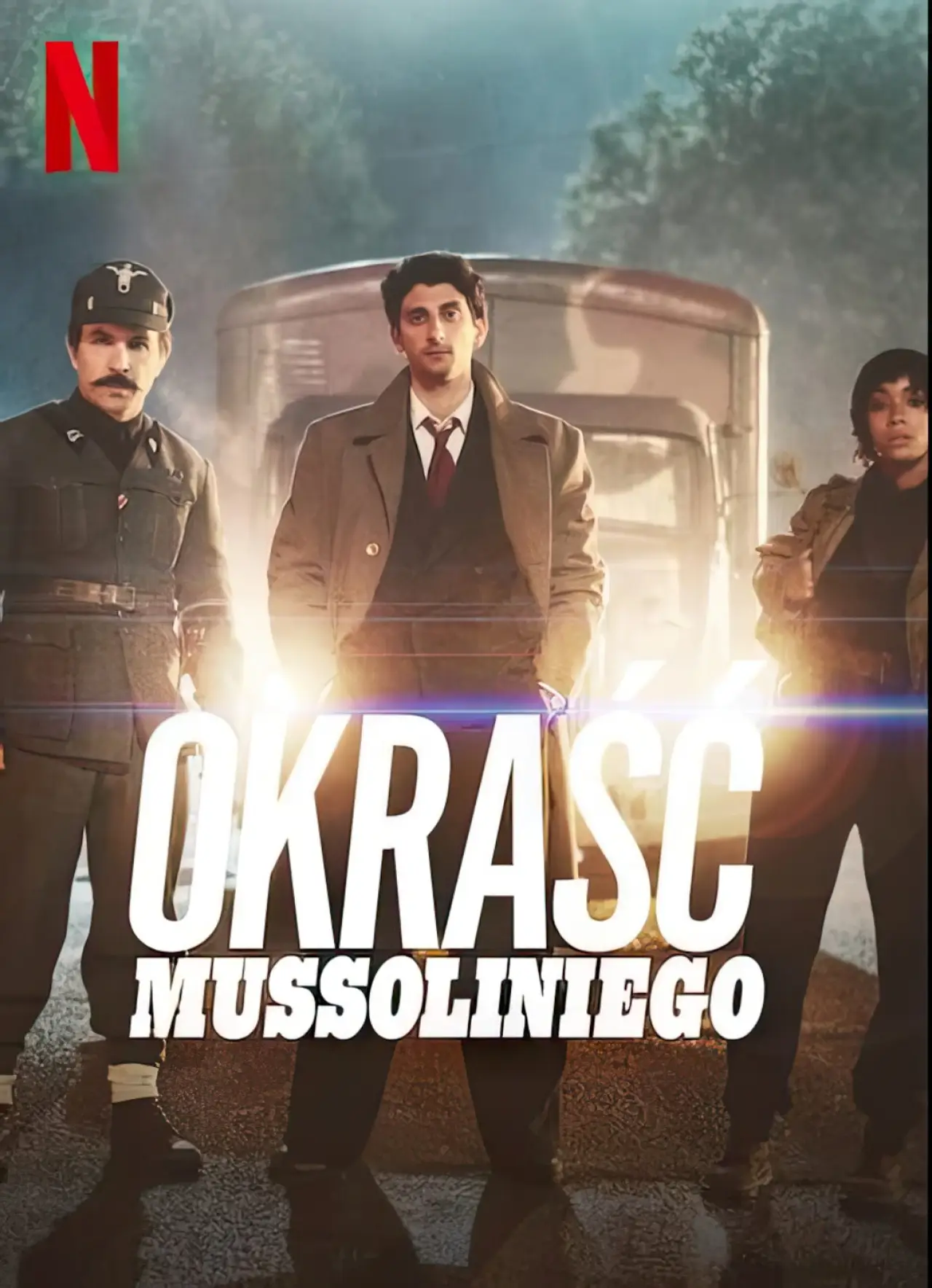 Plakat filmowy "Okraść Mussoliniego"