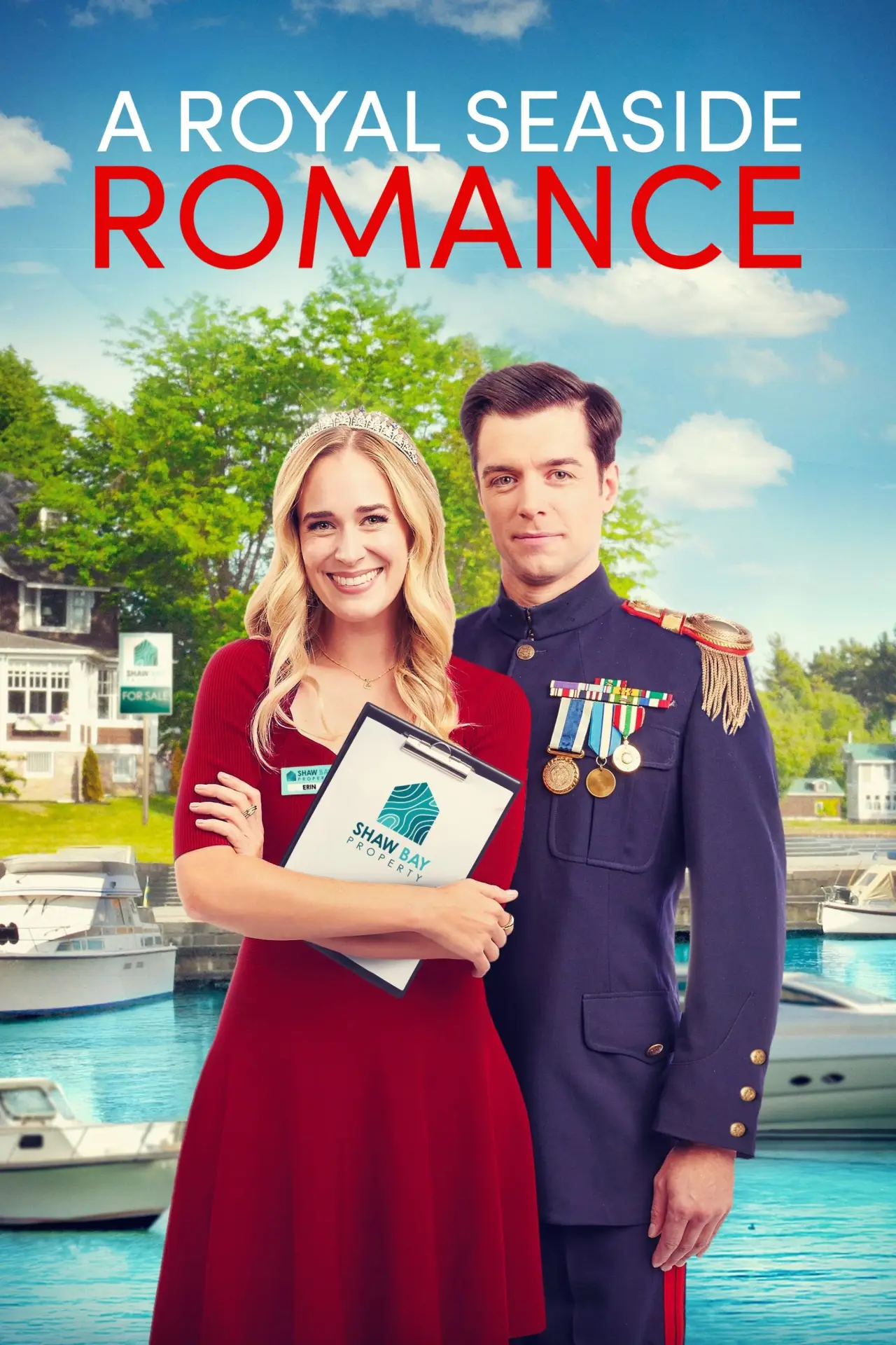 Plakat filmowy "A Royal Seaside Romance"