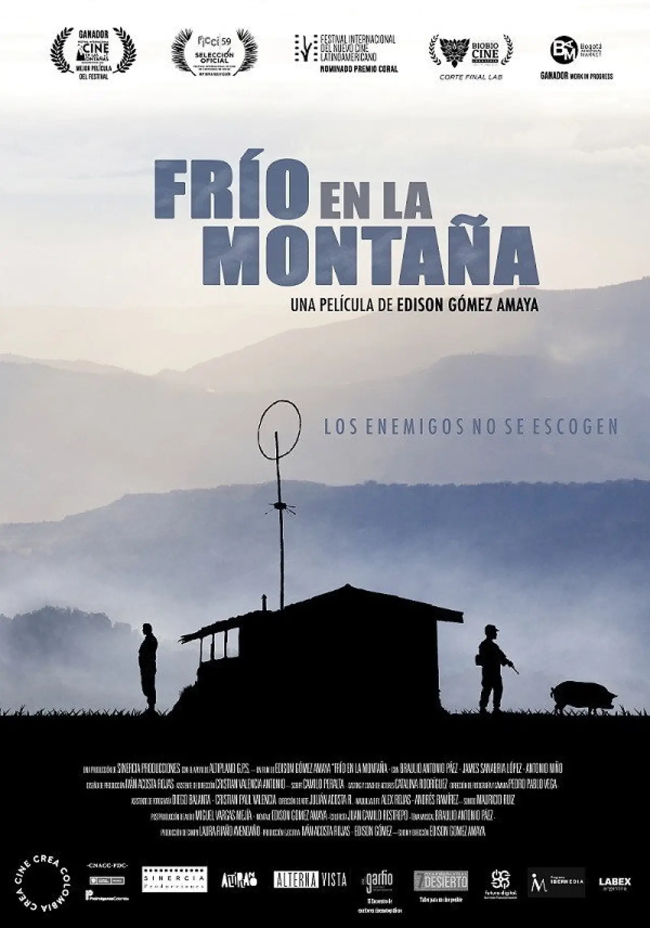 Plakat filmowy "Frío en la montaña"