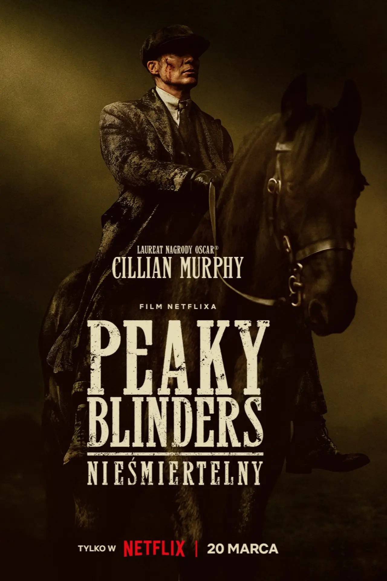 Plakat filmowy "Peaky Blinders: Nieśmiertelny"
