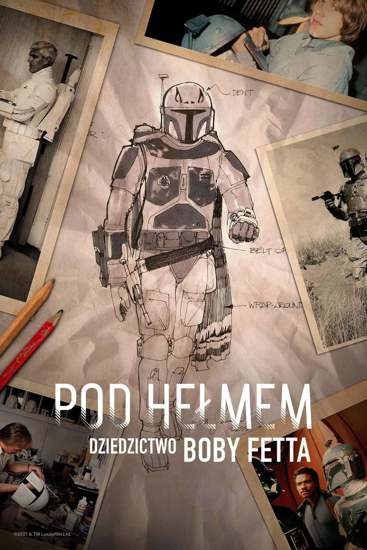 Plakat filmowy "Pod hełmem: Dziedzictwo Boby Fetta"