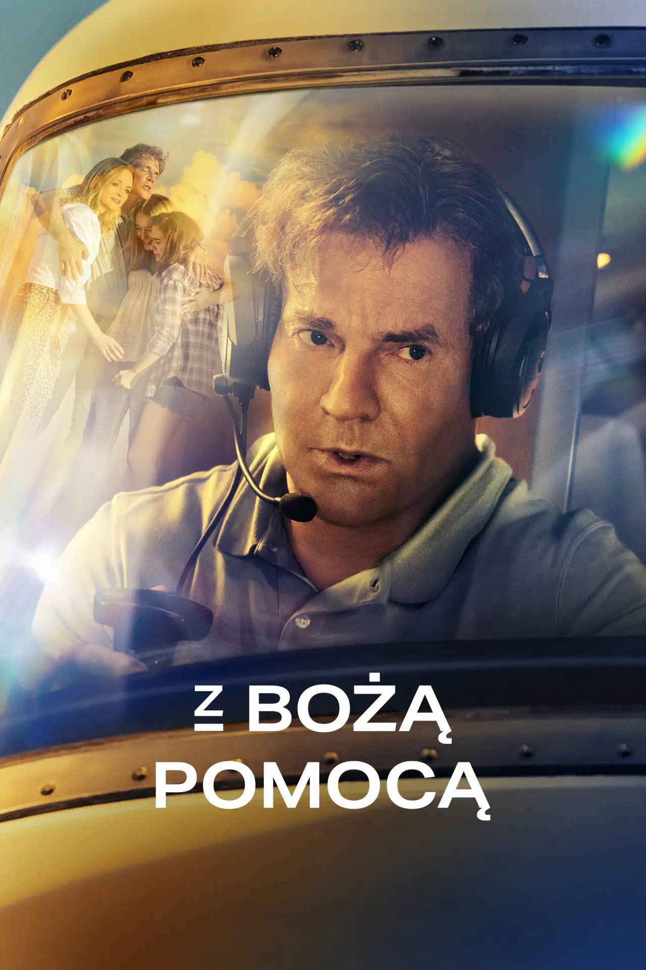 Plakat filmowy "Z bożą pomocą"