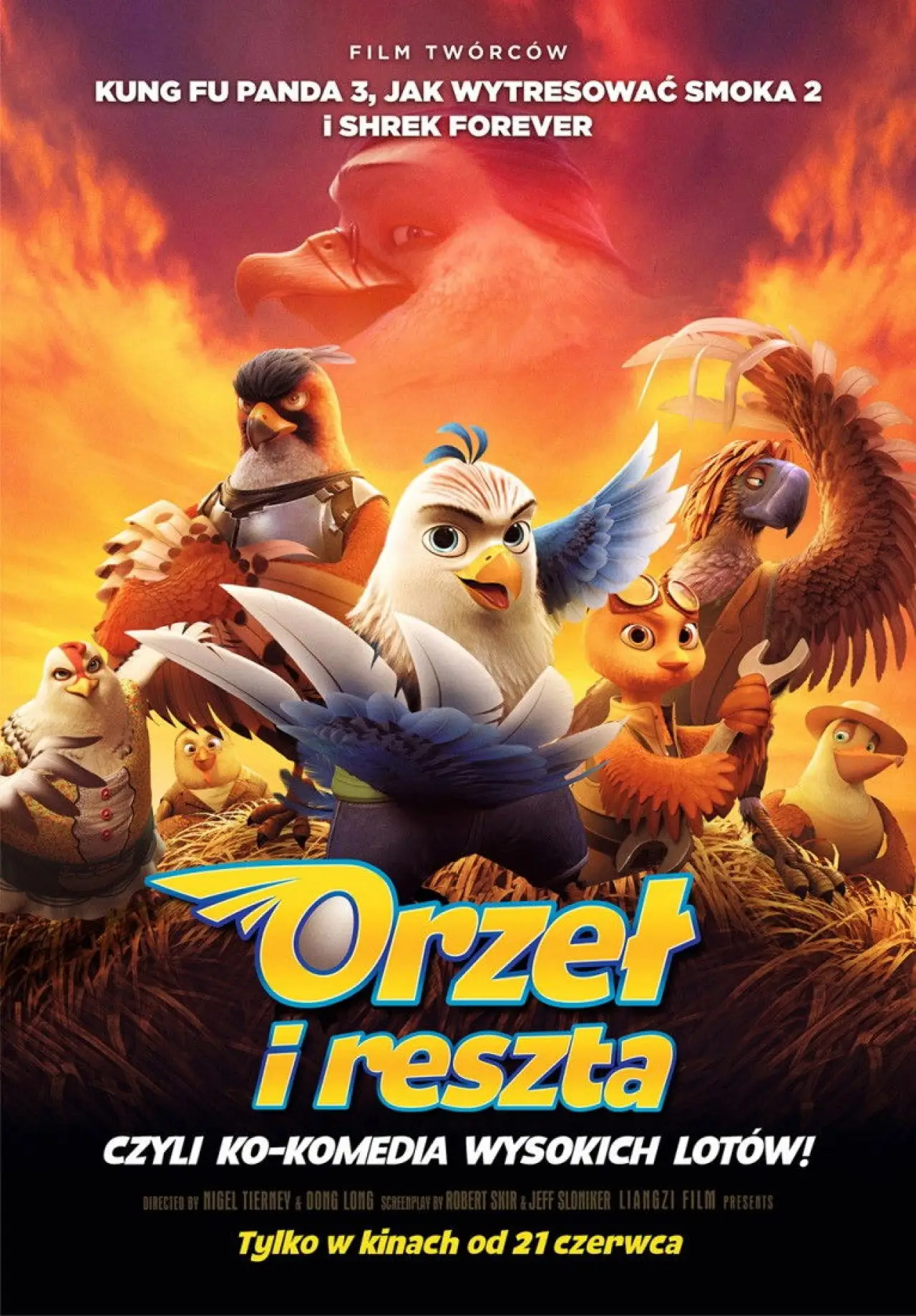 Plakat filmowy "Orzeł i reszta"