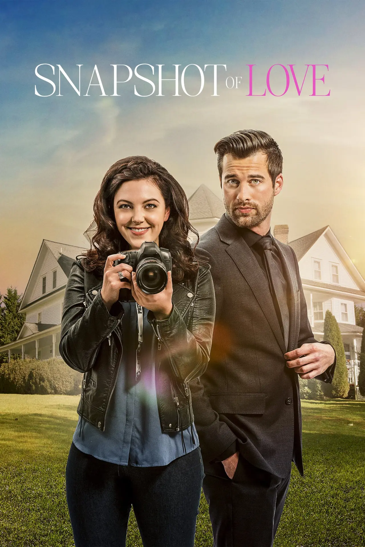 Plakat filmowy "Miłość w obiektywie"