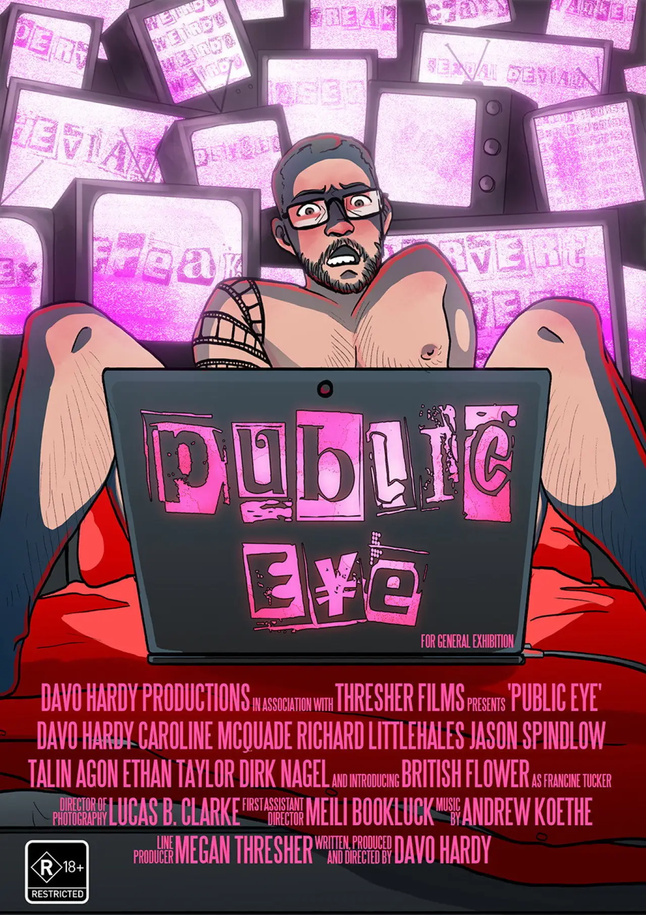 Plakat filmowy "Public Eye"
