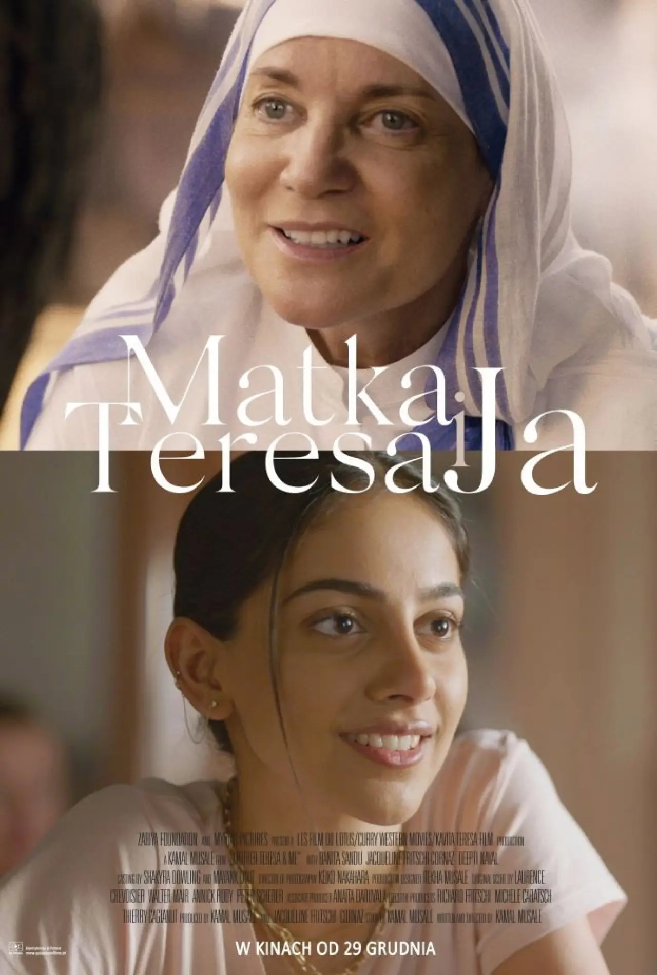 Plakat filmowy "Matka Teresa i ja"